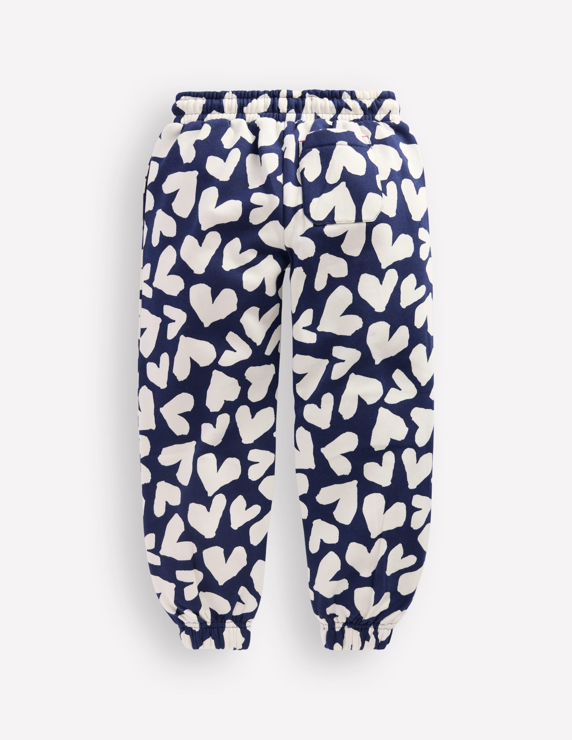 Printed Cosy Joggers-Navy Hearts - Image 2