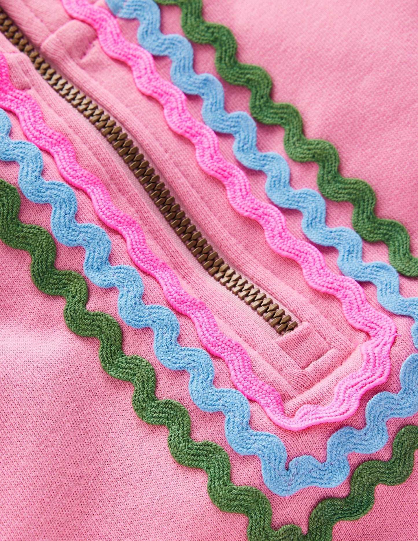 Half Zip Sweat Dress-Pink Haze