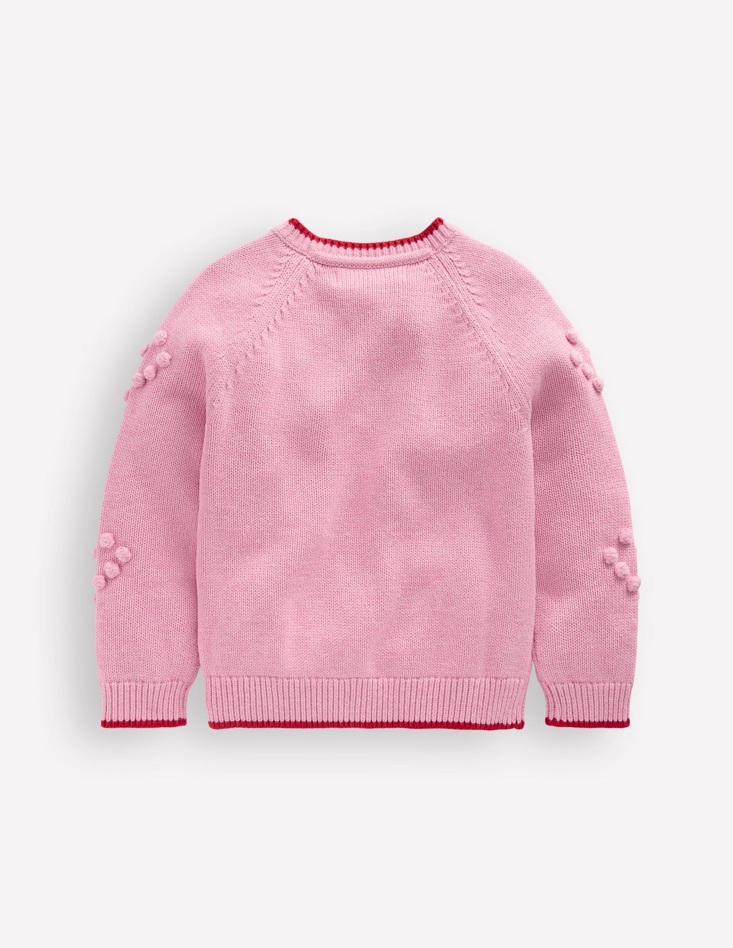 Pretty Bobble Cardigan-Formica Pink