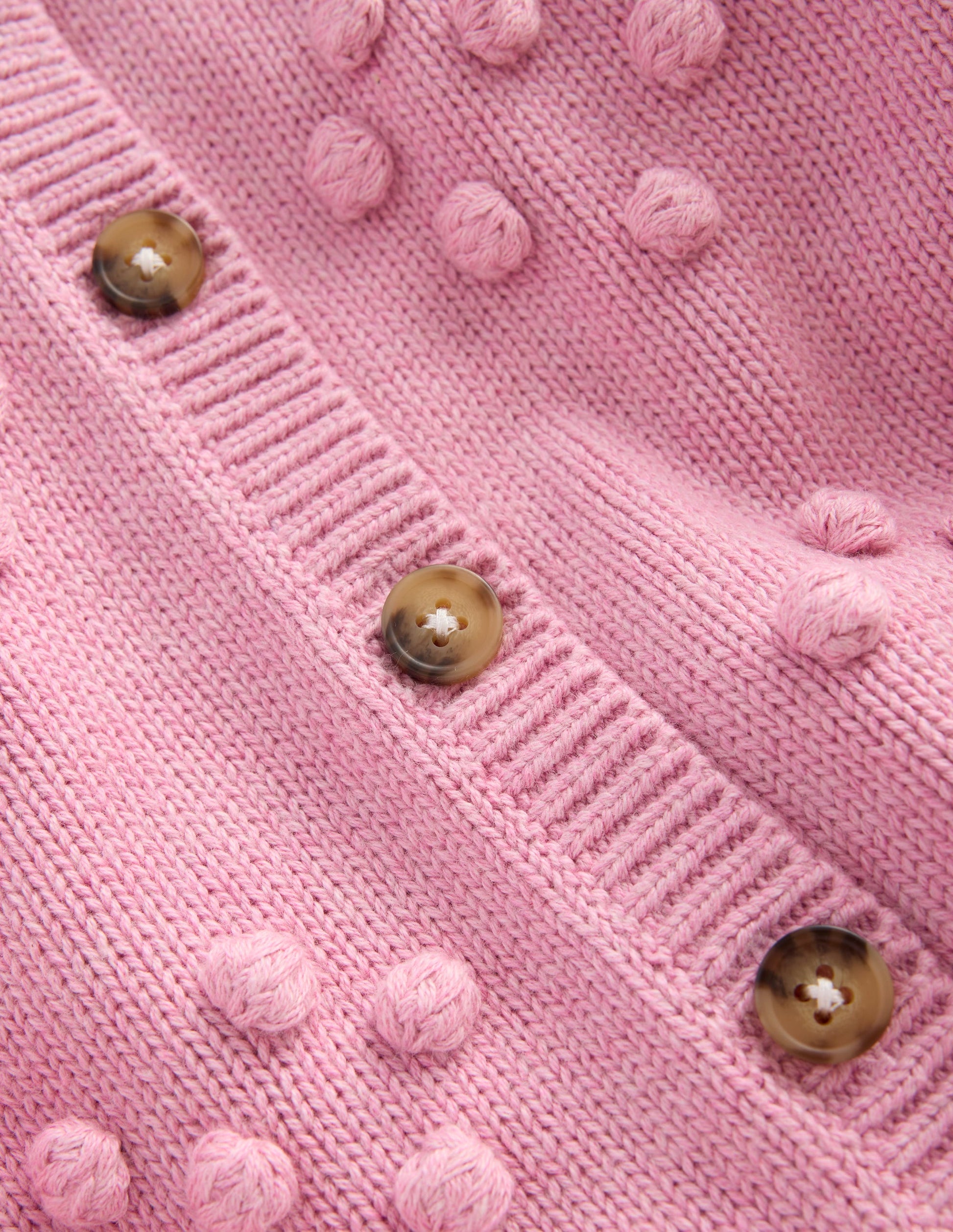 Pretty Bobble Cardigan-Formica Pink-4