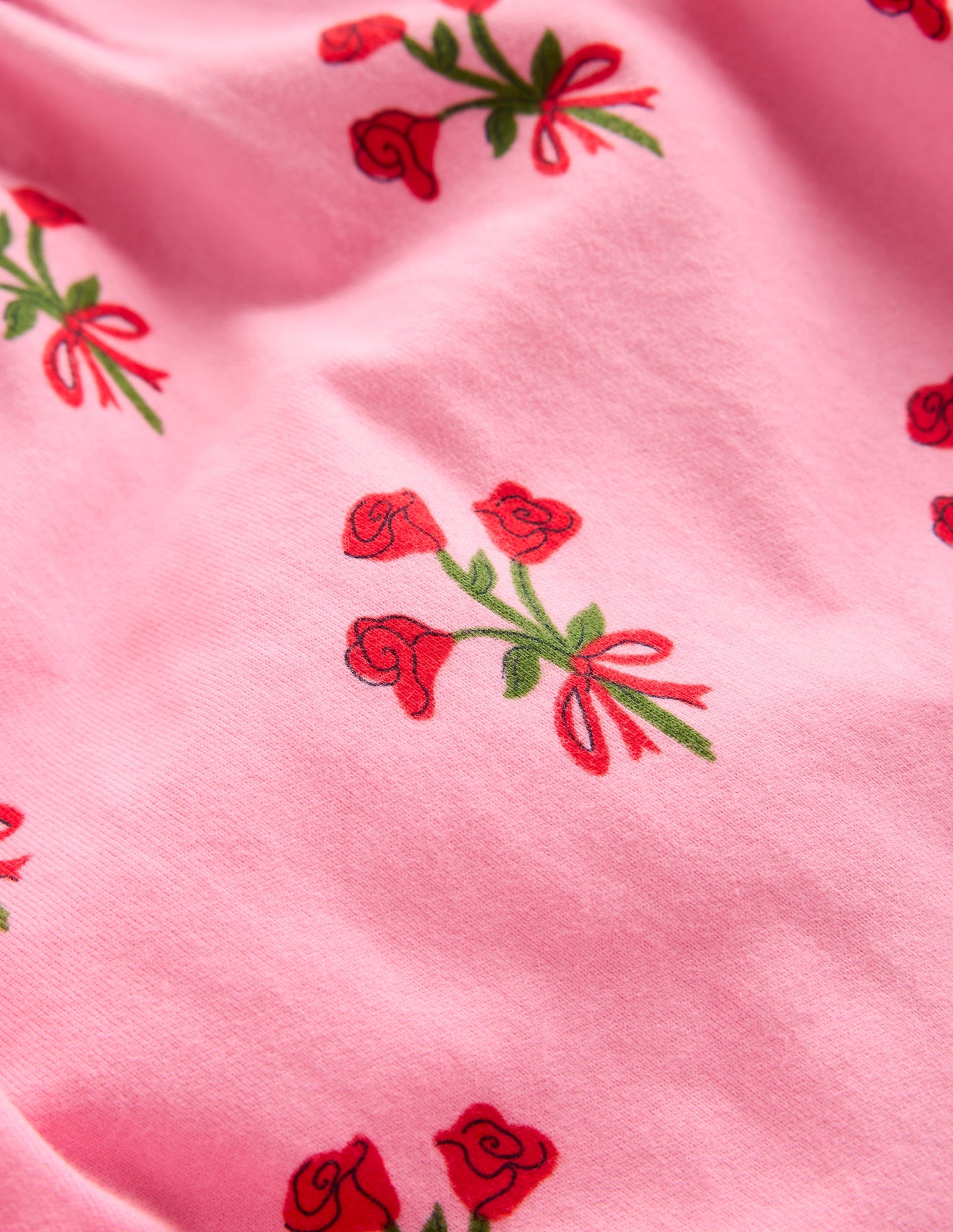 Ballerina Jersey Dress-Bubblegum Pink Posy