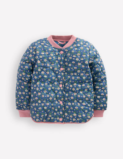 Fun Bomber Jacket-Borg Blue Floral-5