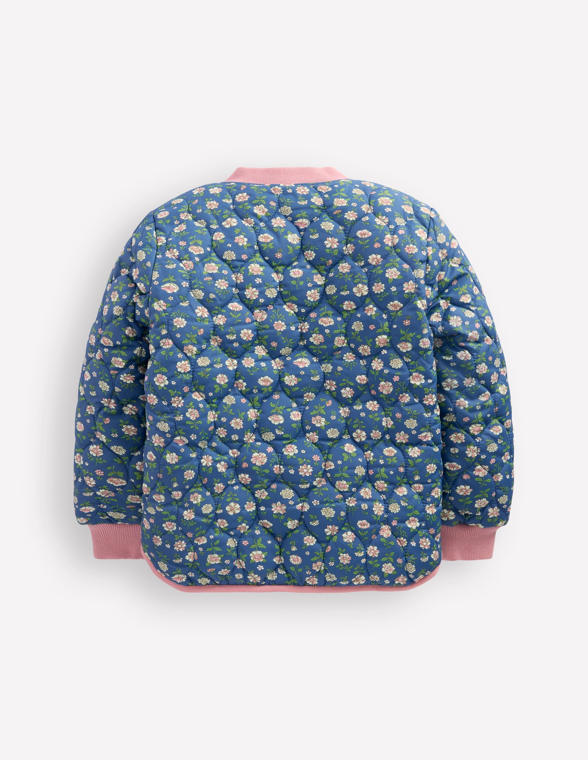 Fun Bomber Jacket-Borg Blue Floral - Image 6
