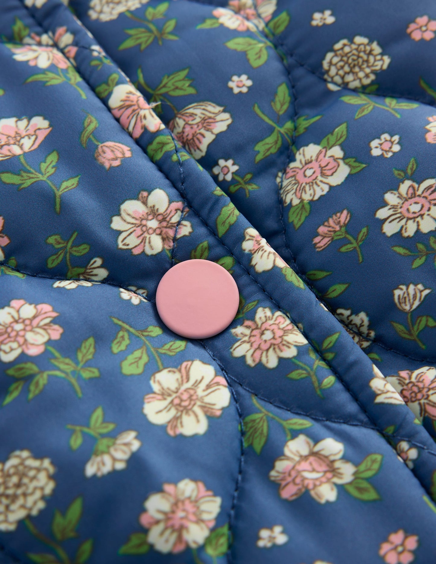 Fun Bomber Jacket-Borg Blue Floral