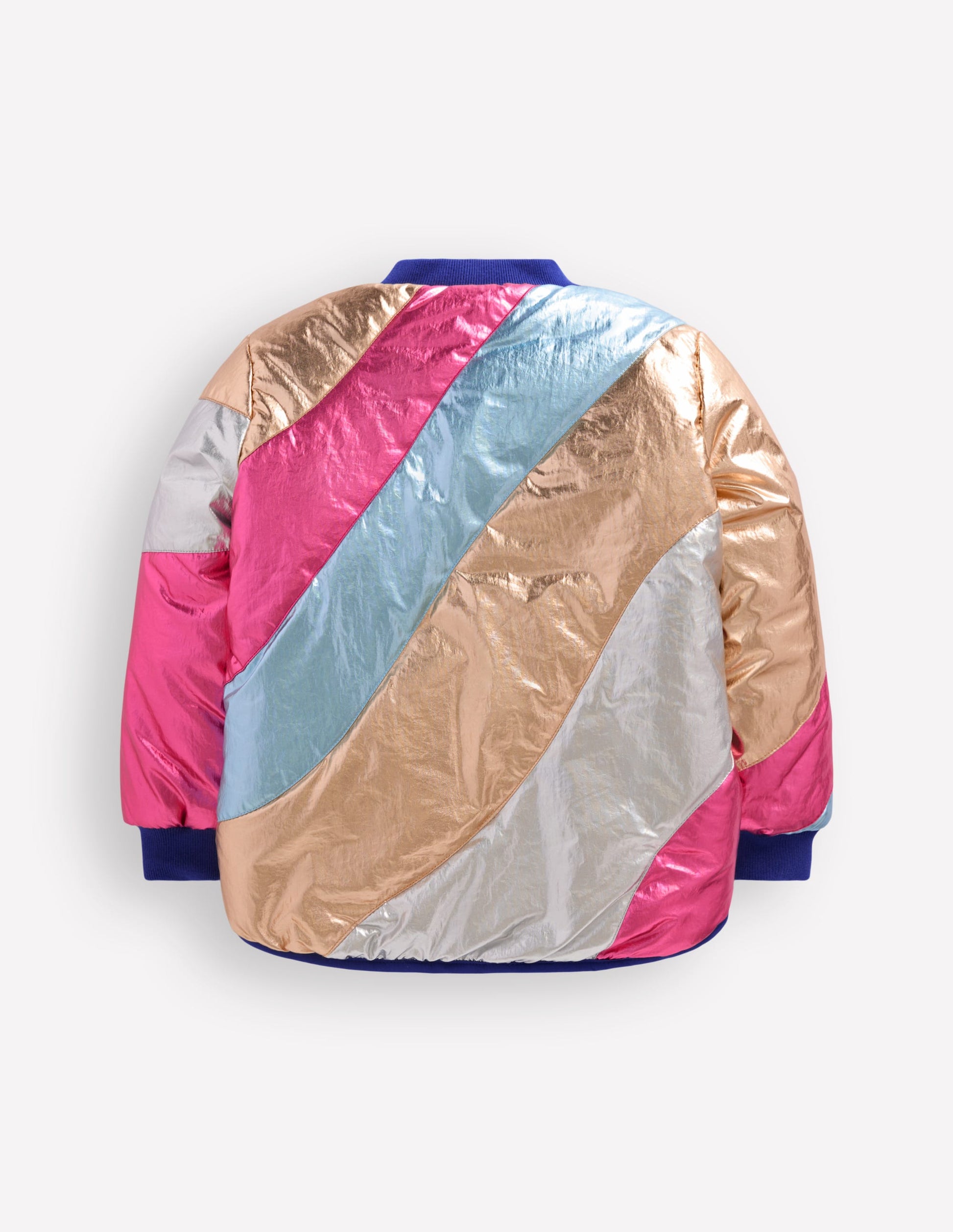 Fun Bomber Jacket-Metallic Wave-2