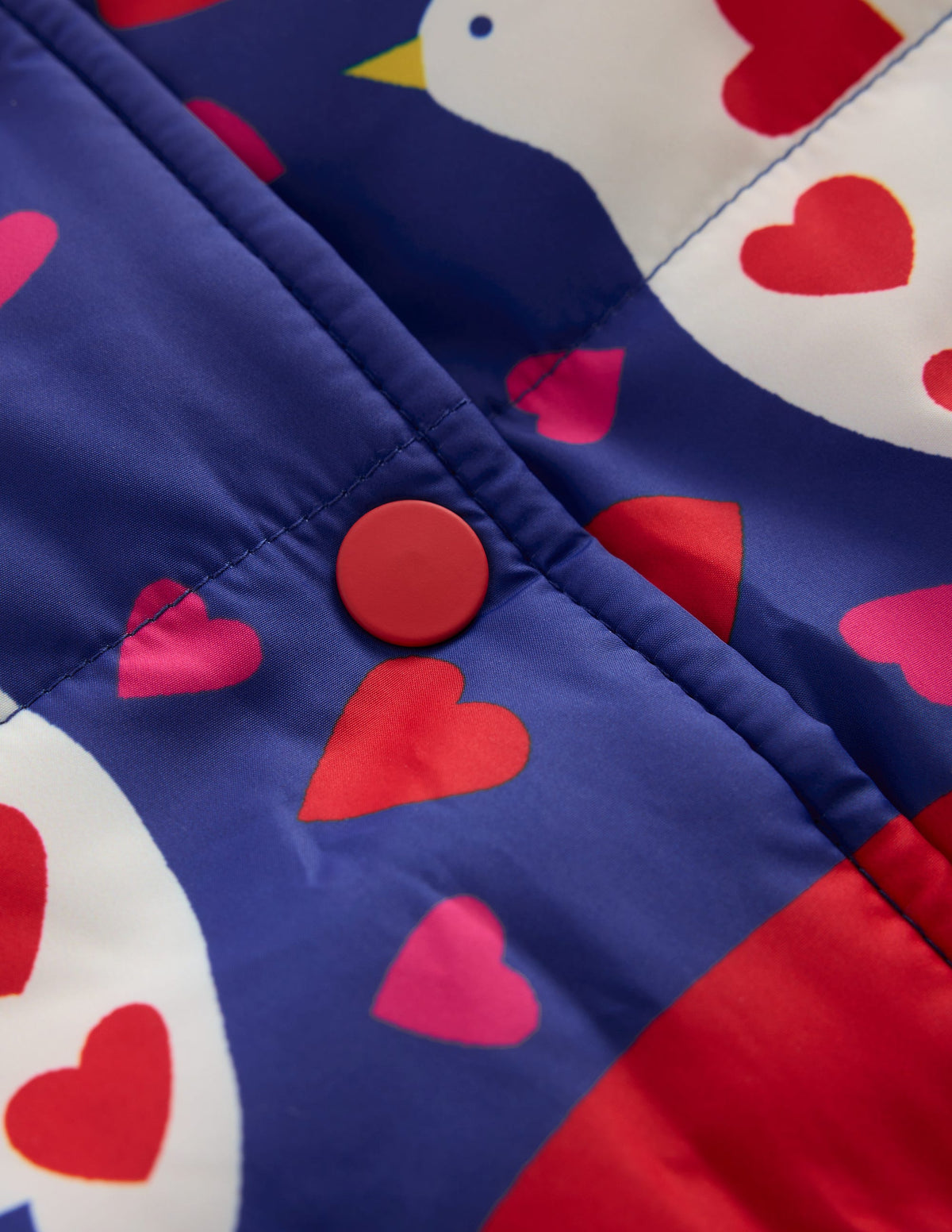 Fun Bomber Jacket-Navy Placement Rainbow Print - Image 6
