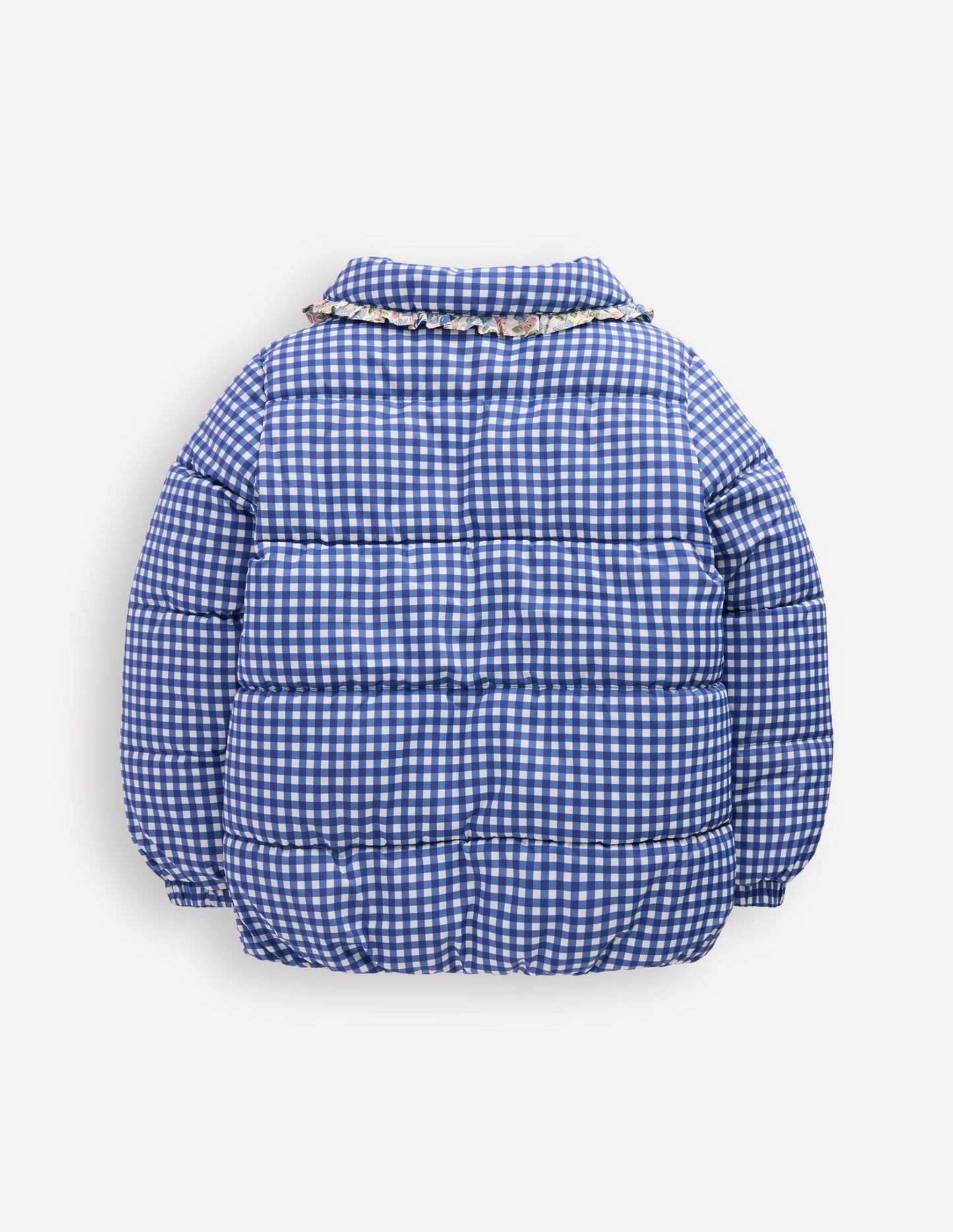 Padded Gingham Jacket-Gingham Floral Mix