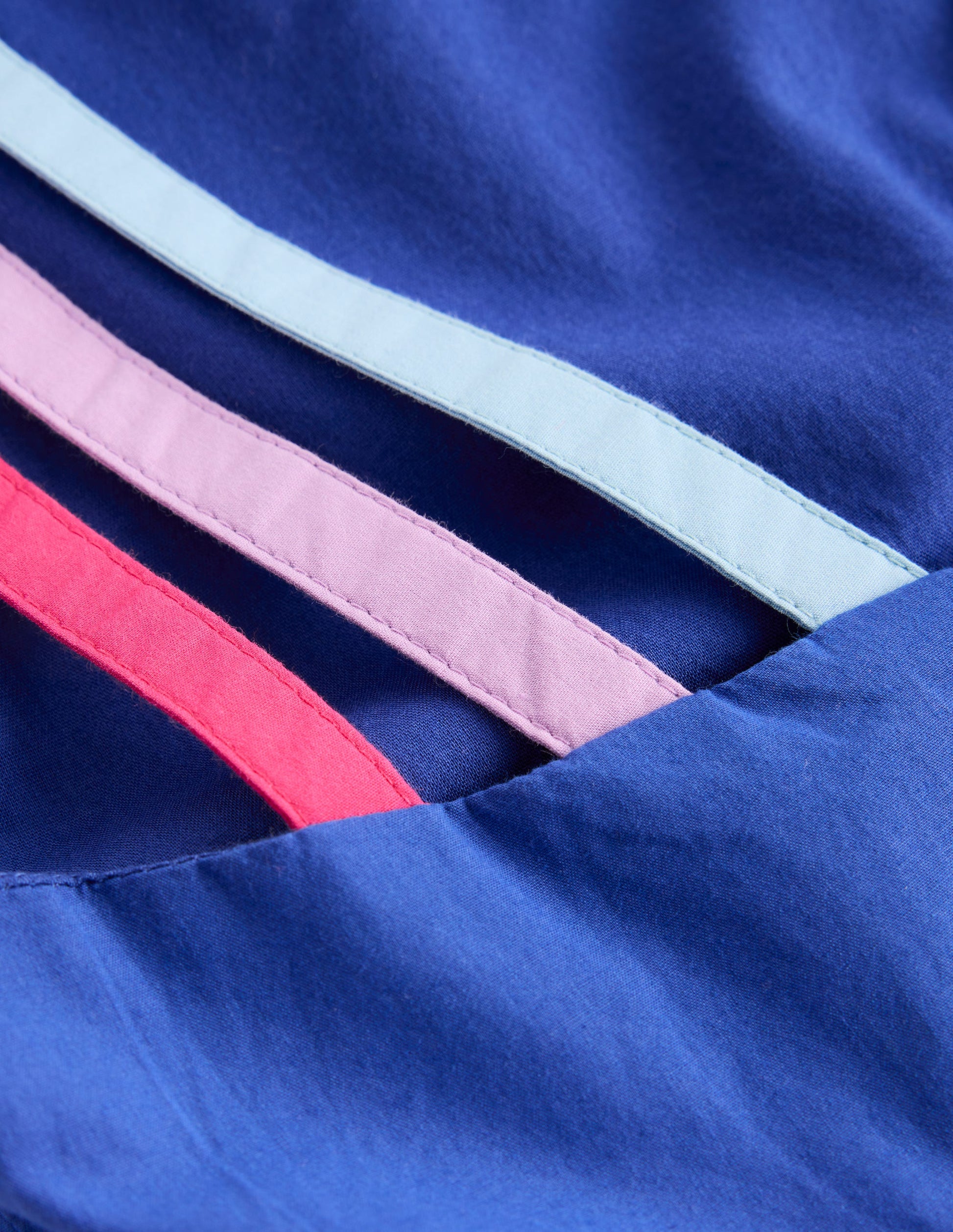 Multi Strap Flare Dress-Sapphire Blue Rainbow-4