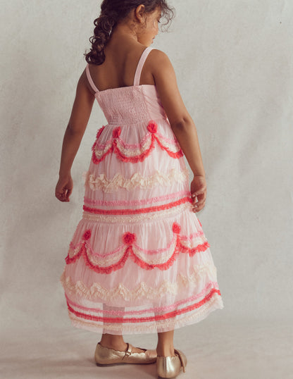Tiered Cake Tulle Dress-Chalk Pink Cake-2