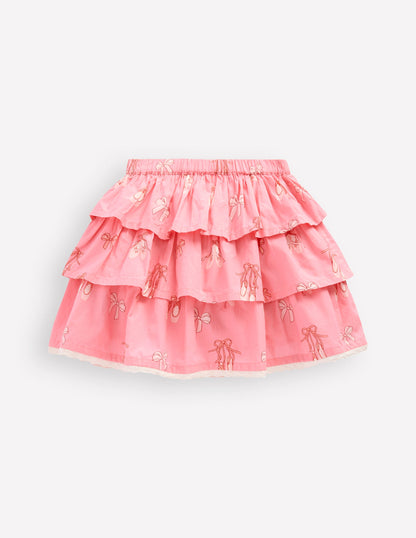 Ruffle Tiered Skirt-Pale Pink Ballet Shoes-2