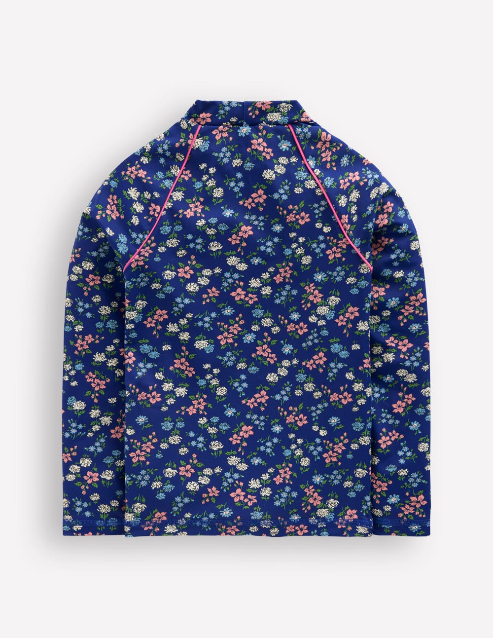 Sunsafe Patterned Rash Vest-Sapphire Blue Meadow Floral