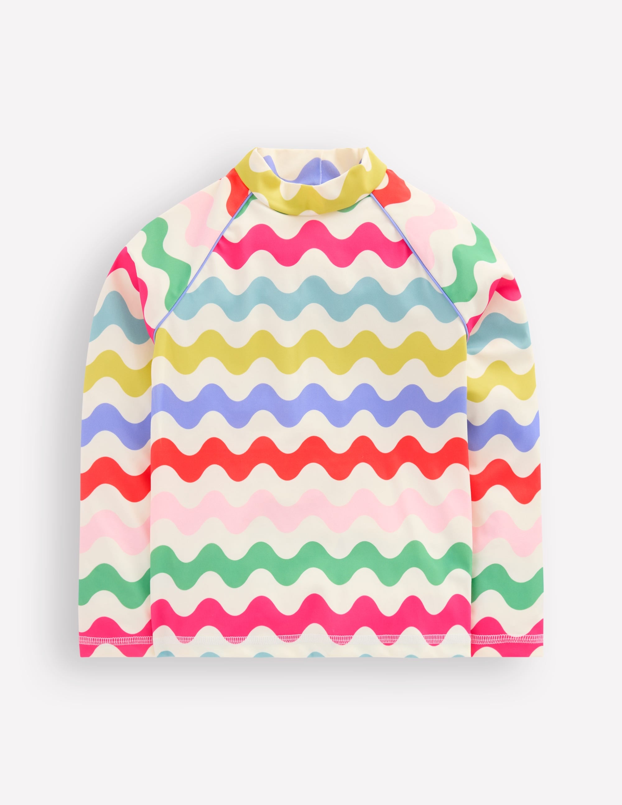 Sunsafe Patterned Rash Vest-Multi Wave - Image 1