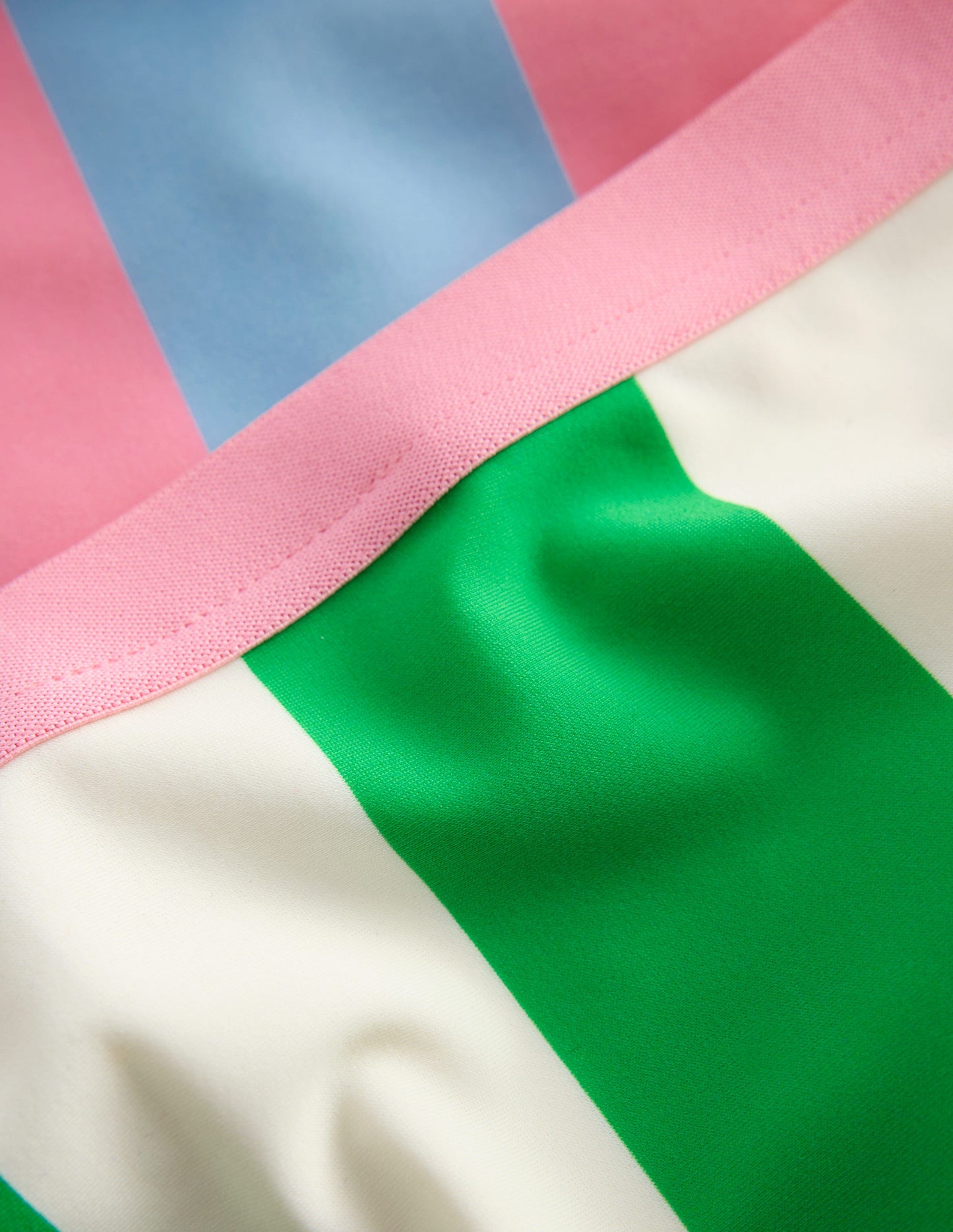 Cropped Rash Vest Set-Multi Hotchpotch Stripe