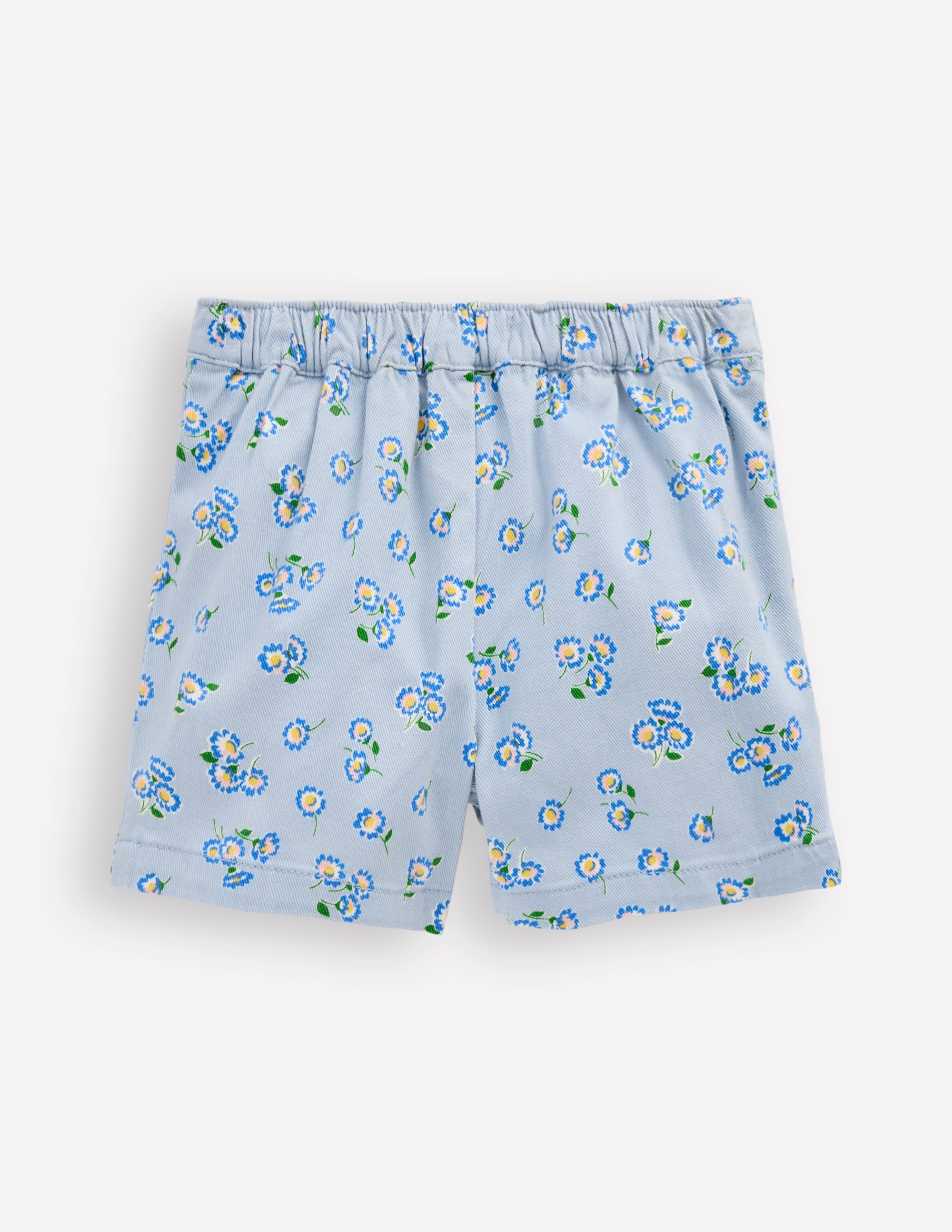 Wrap Woven Skort-Misty Blue Daisy - Image 2