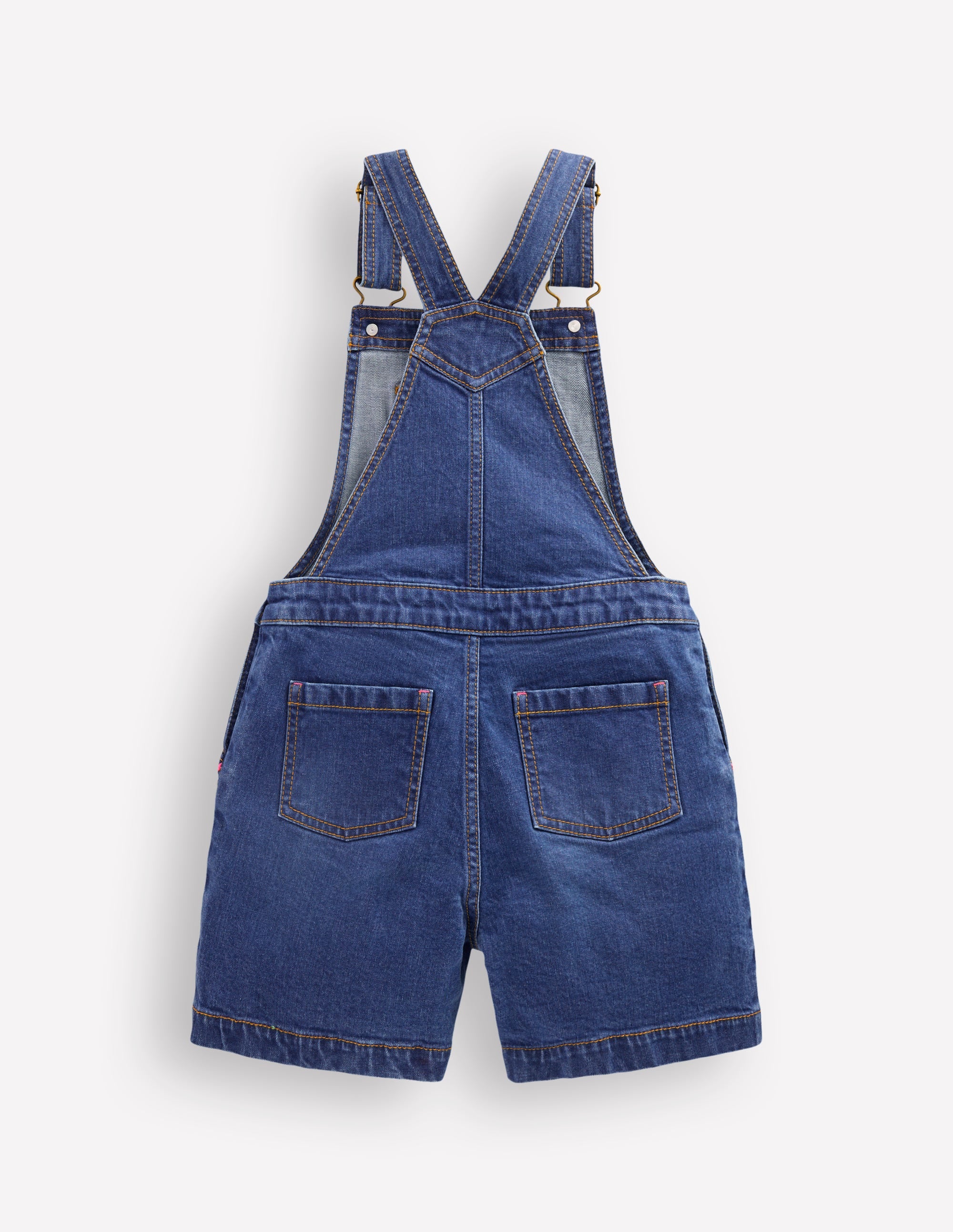 Short Dungaree-Mid Vintage Embroidered - Image 2