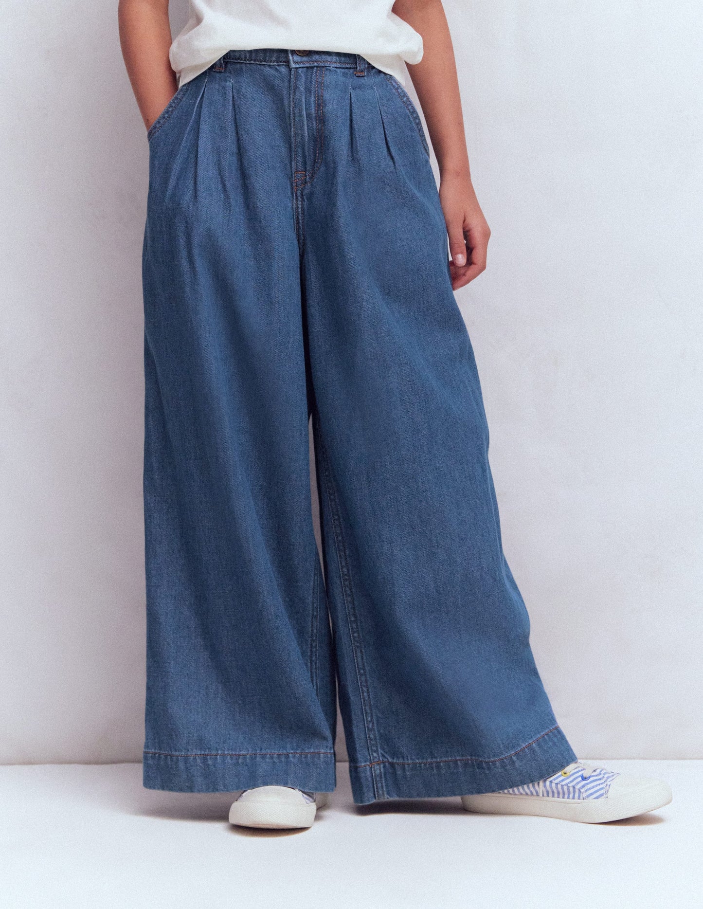 Pleated Culotte-Mid Vintage