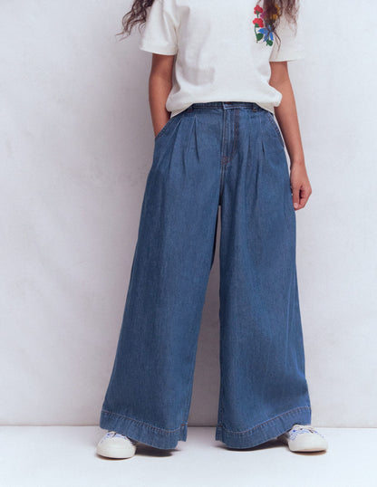 Pleated Culotte-Mid Vintage-5