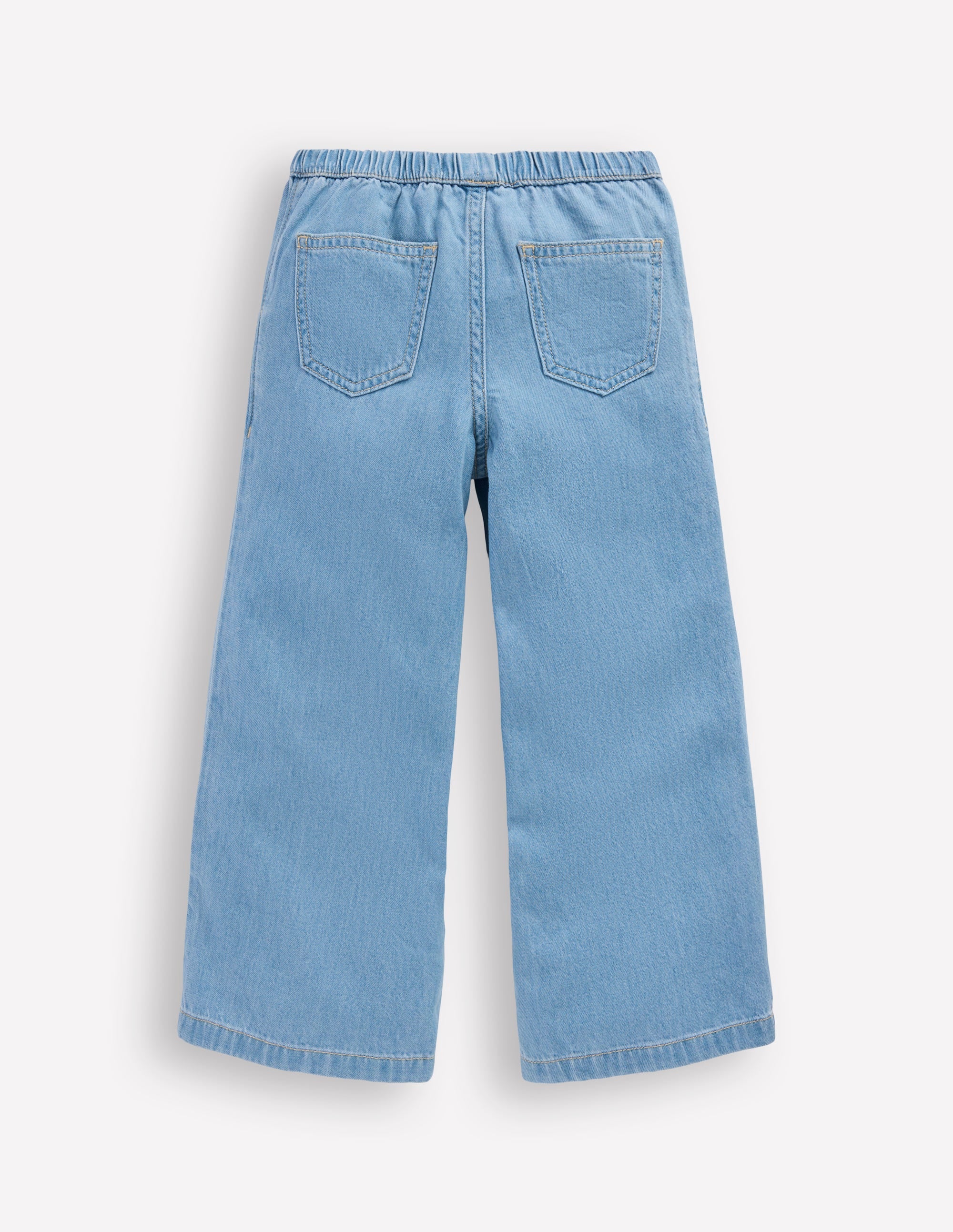 Draw Cord Jean-Light Wash Denim - Image 2