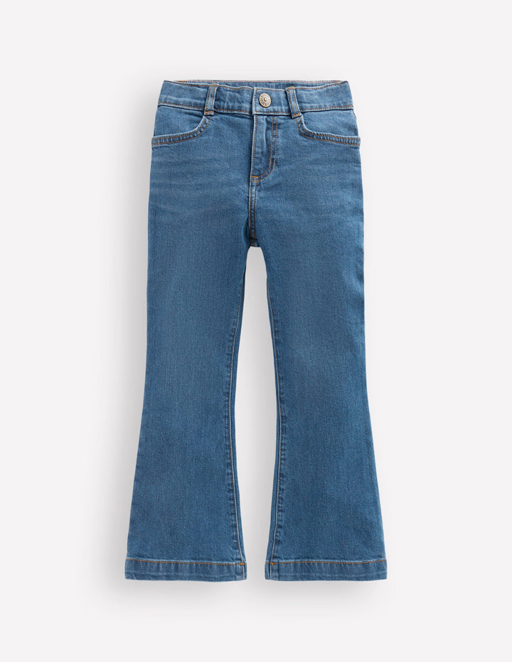 Kick Flare Jeans-Mid Vintage