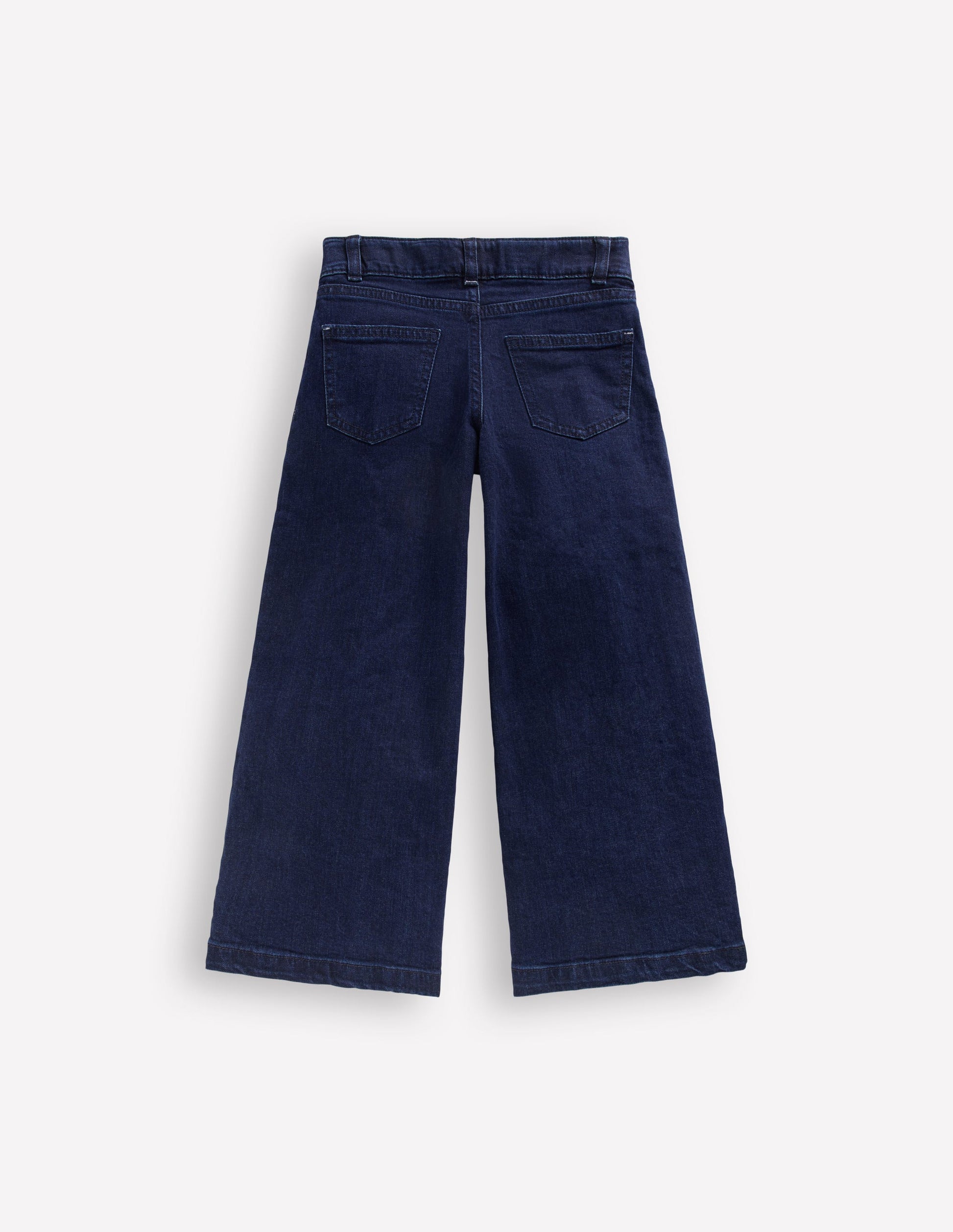 Wide Leg Jeans-Dark Vintage Blue-2