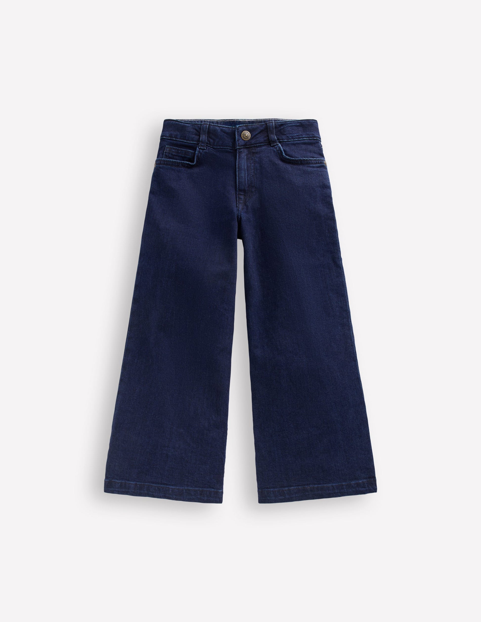 Wide Leg Jeans-Dark Vintage Blue-1