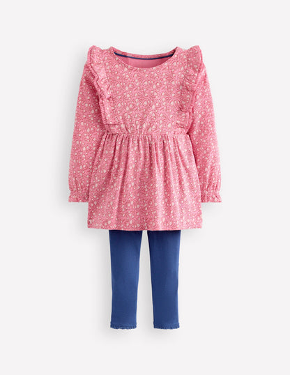 Ribbed Tunic Set-Sea Pink Tiny Tulip-1