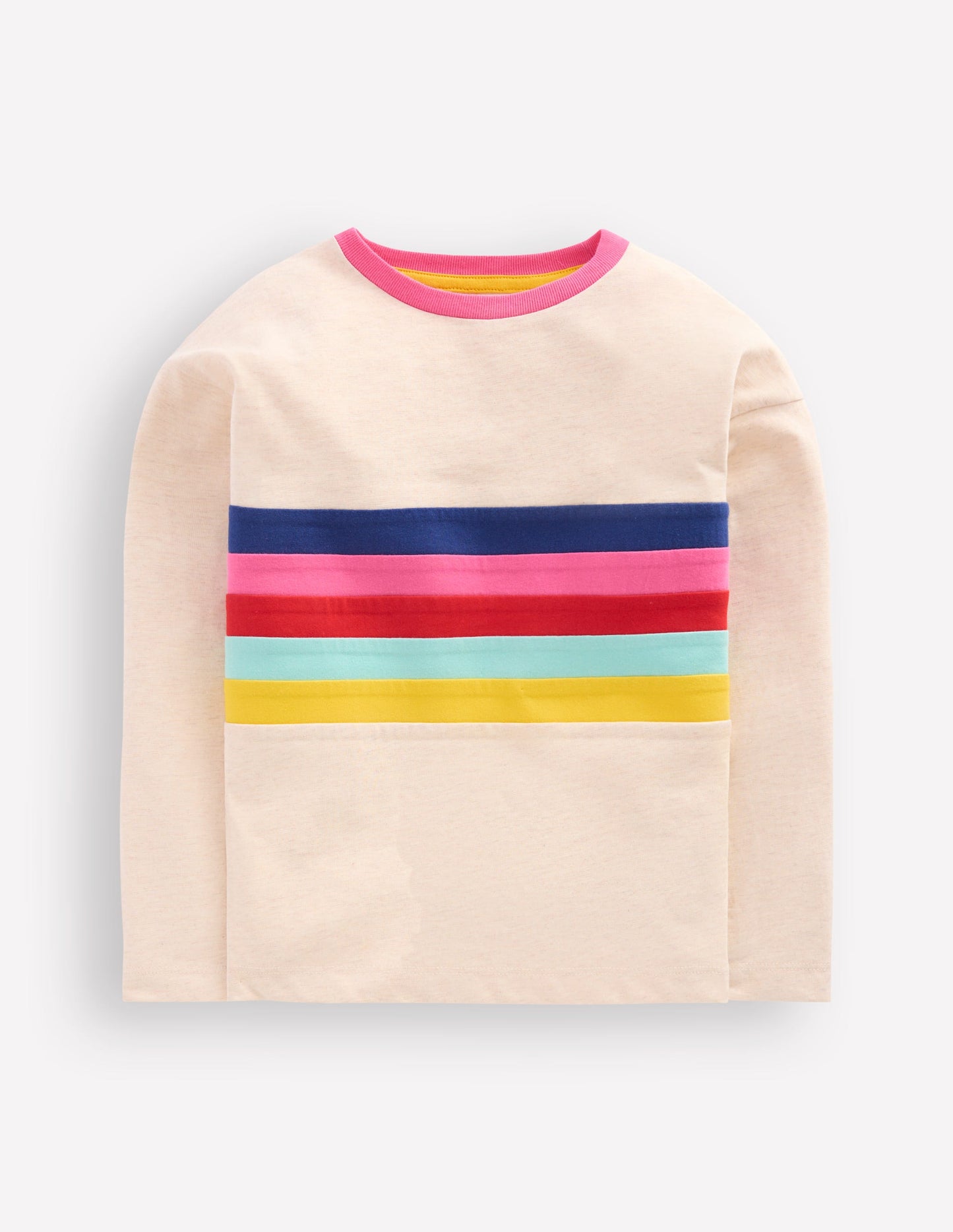 Relaxed Breton-Oatmeal Marl Stripe