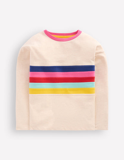 Relaxed Breton-Oatmeal Marl Stripe-1