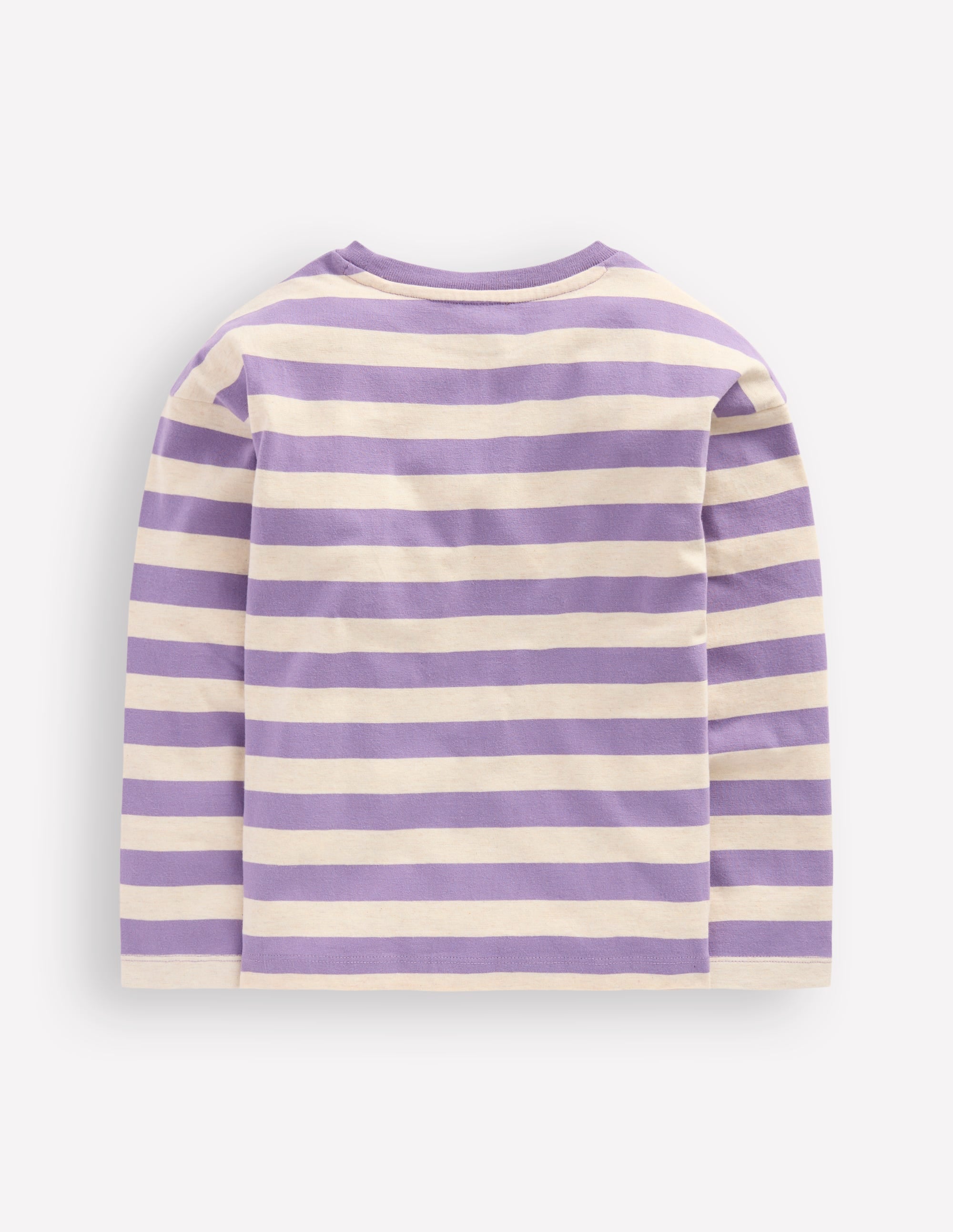 Stripe Breton-Purple/Grey Marl Stripe - Image 2