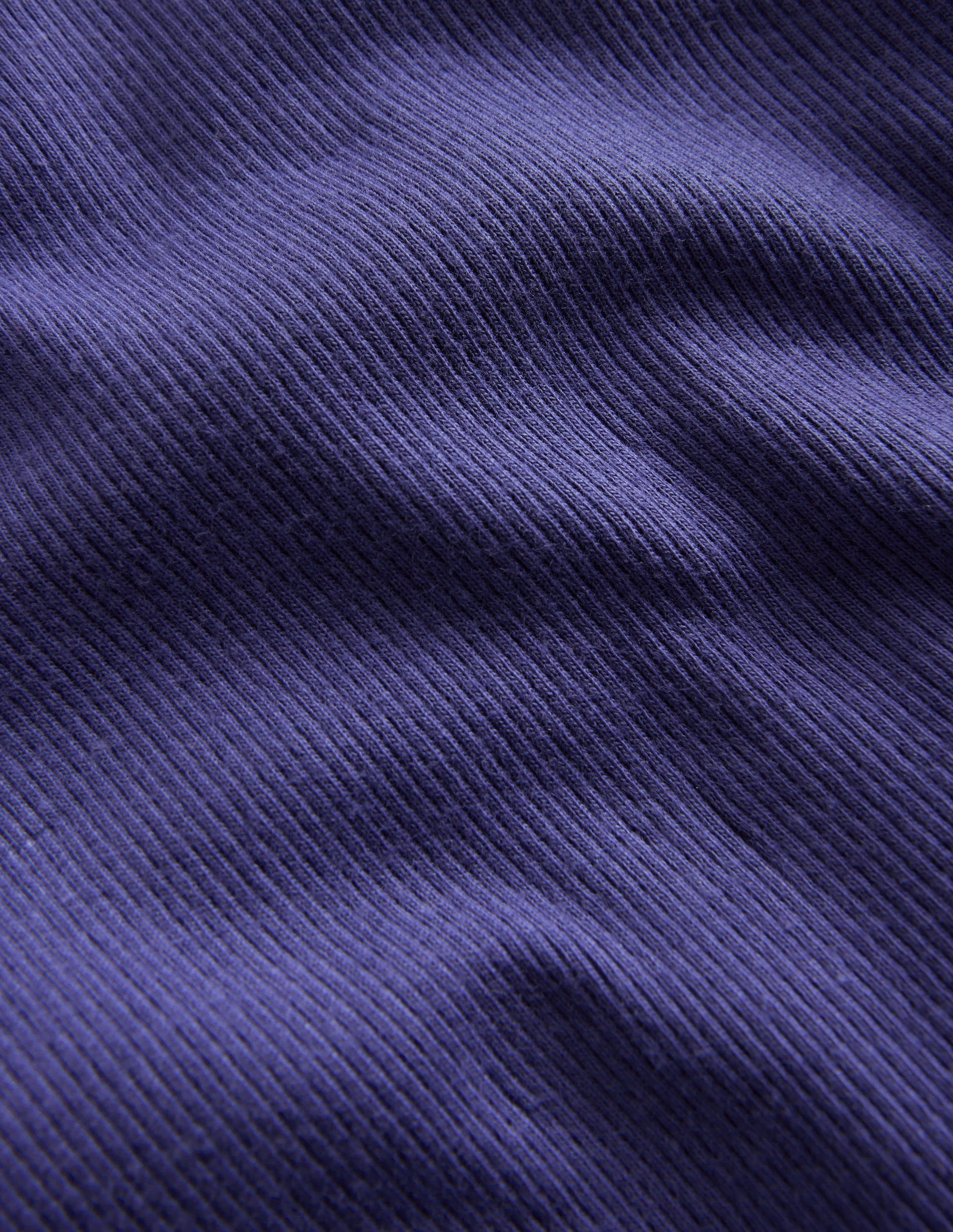 Short Sleeve Ribbed T-shirt-Starboard Blue-3