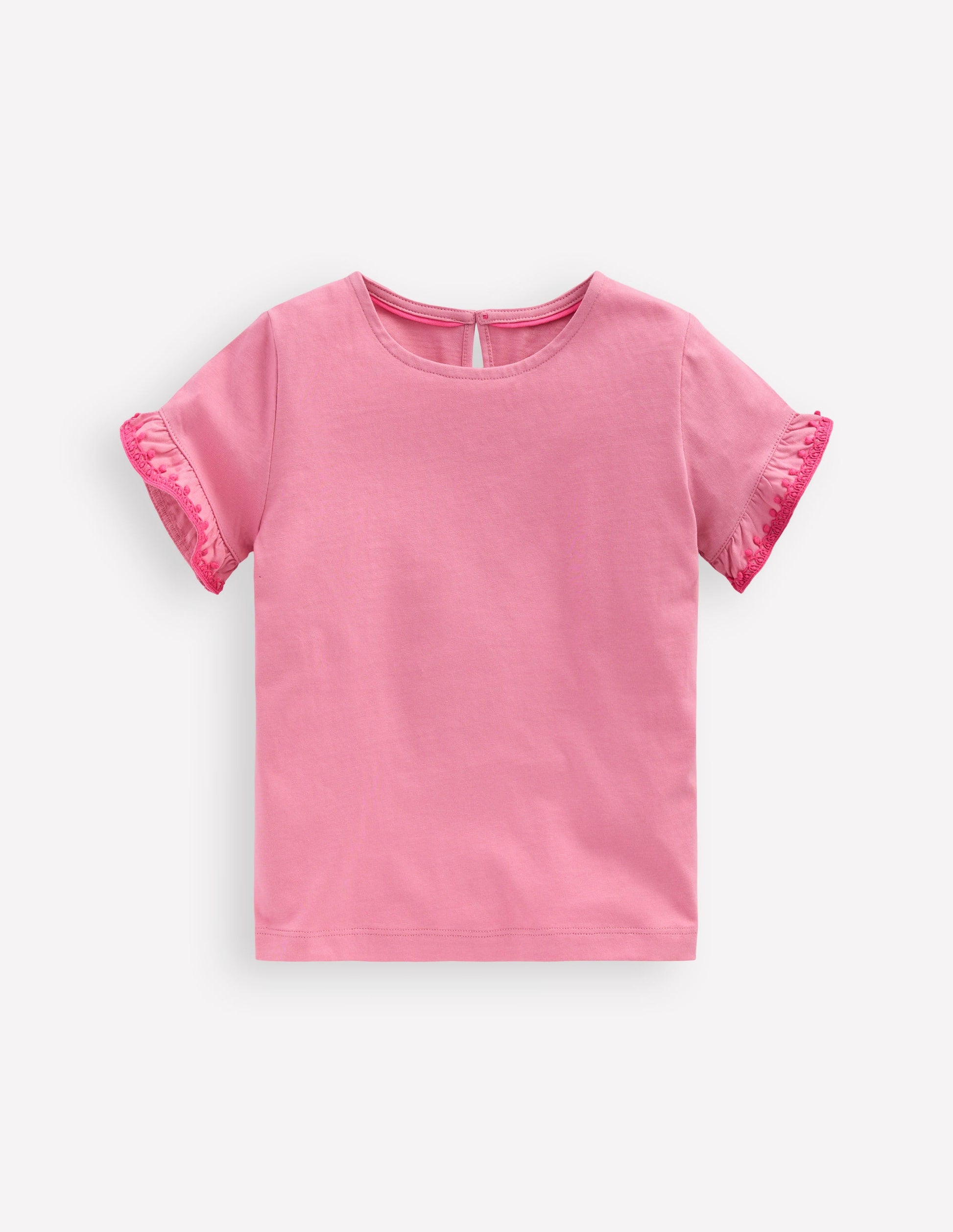 Ruffle Sleeve T-shirt-Polignac-1