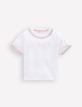 Relaxed Embroidered T-shirt-White