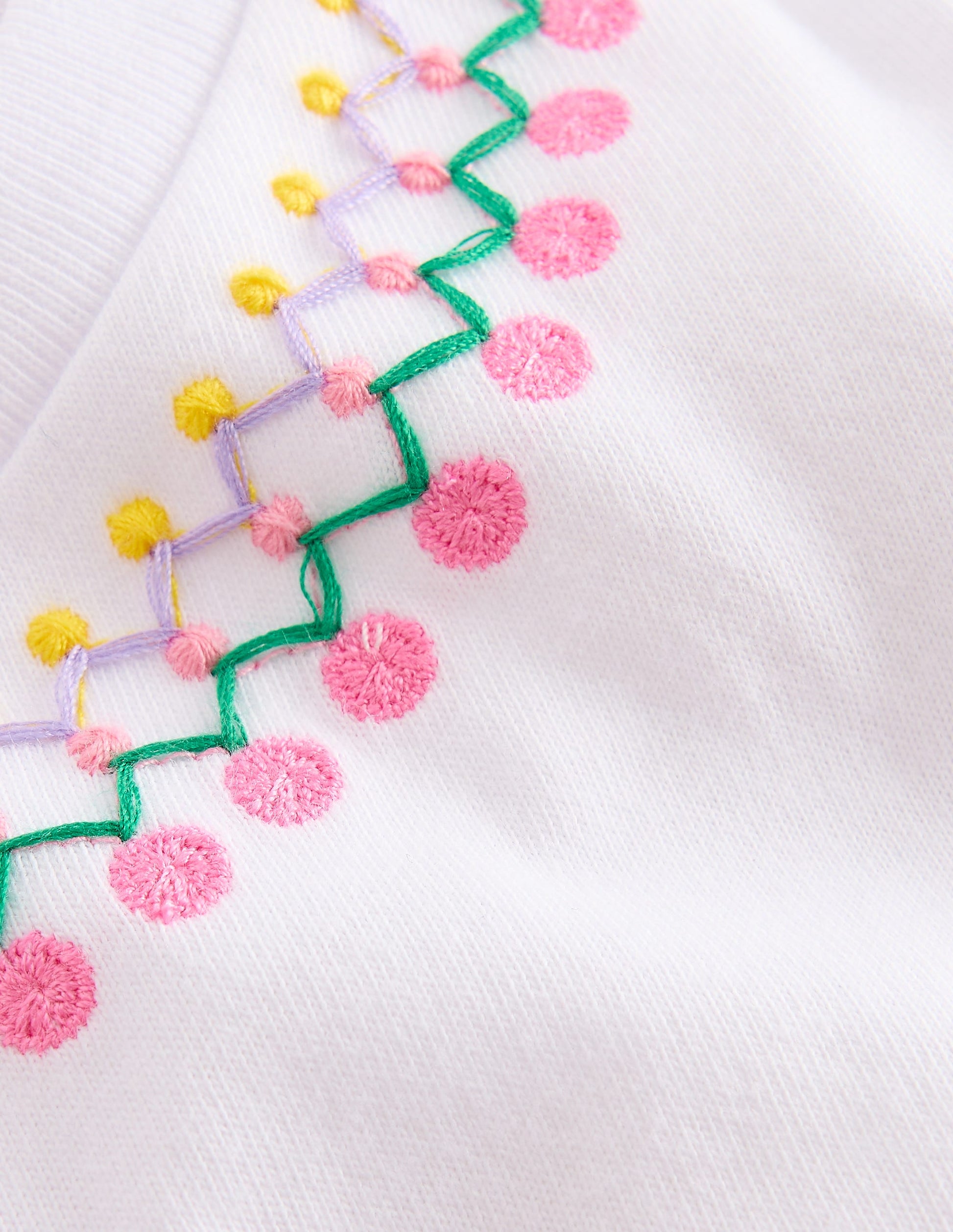 Relaxed Embroidered T-shirt-White-2
