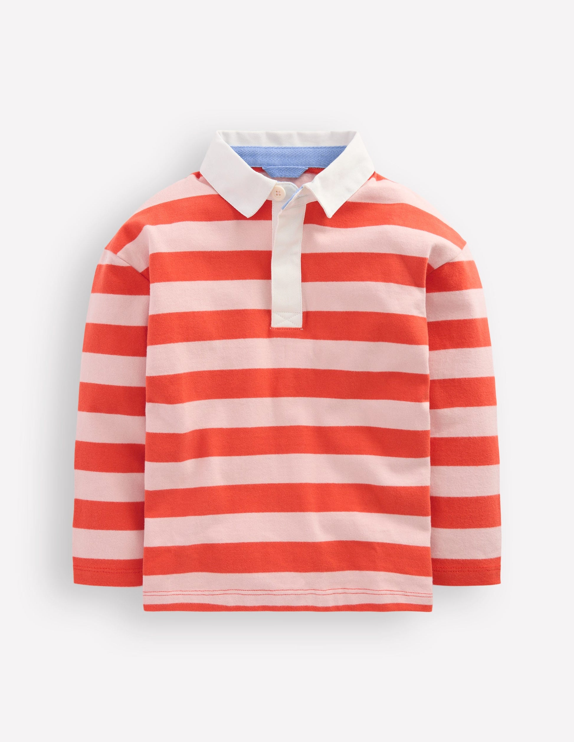 Drop Shoulder Rugby Top-Fiesta/Lotus Stripe-1