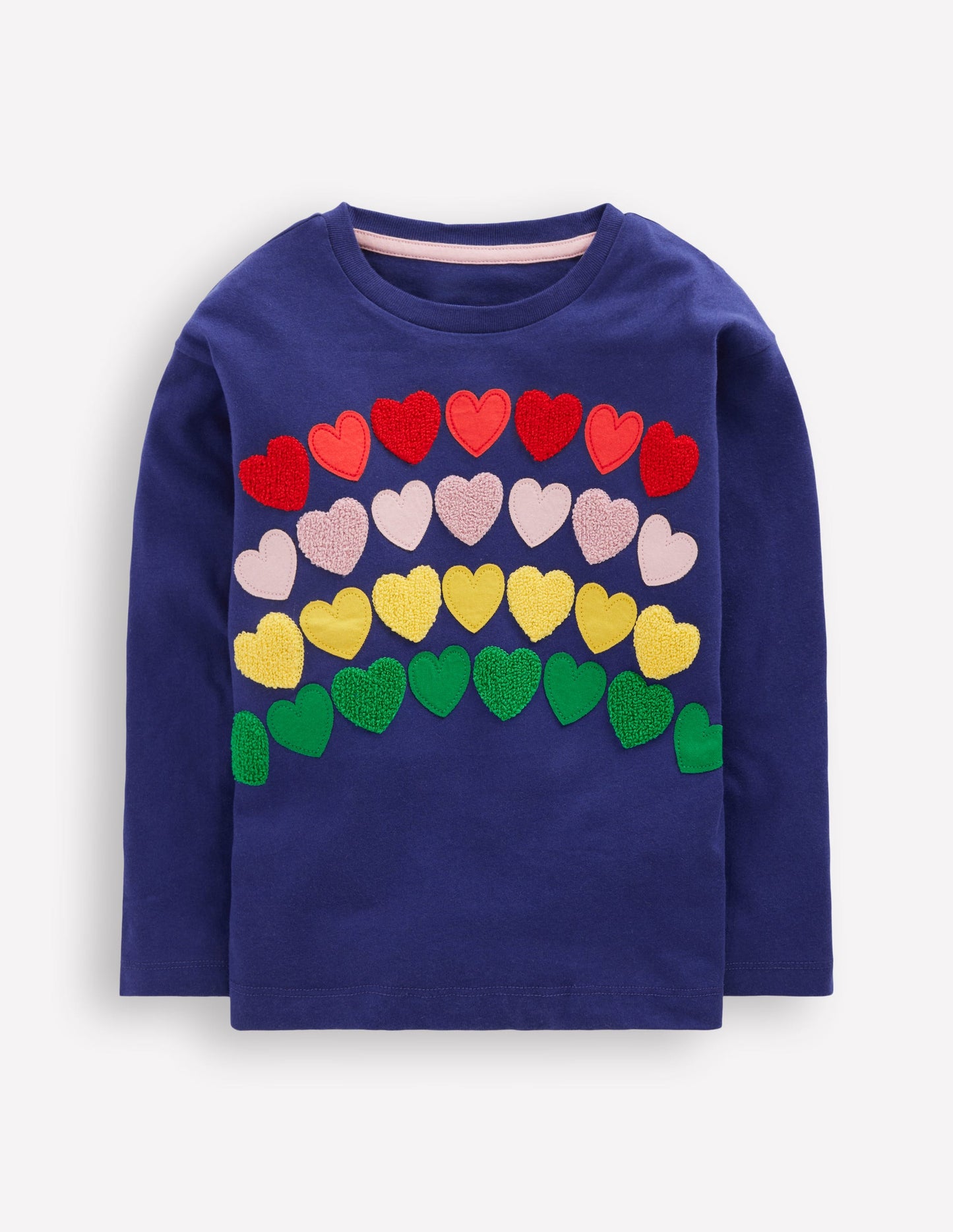 Fun Relaxed T-shirt-Twilight Rainbow Hearts