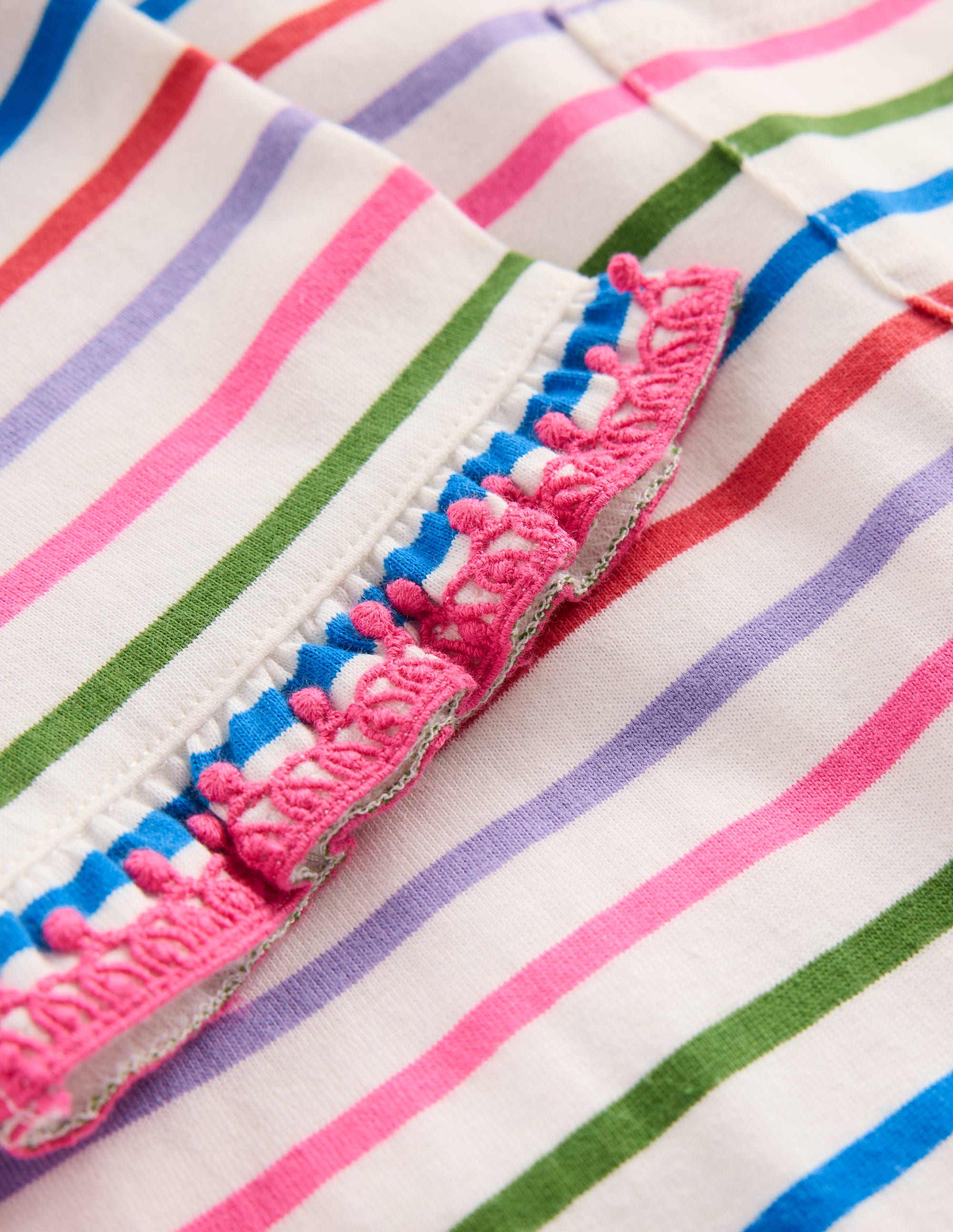 Dropped Sleeve Tunic-Multi Stripe - Image 3