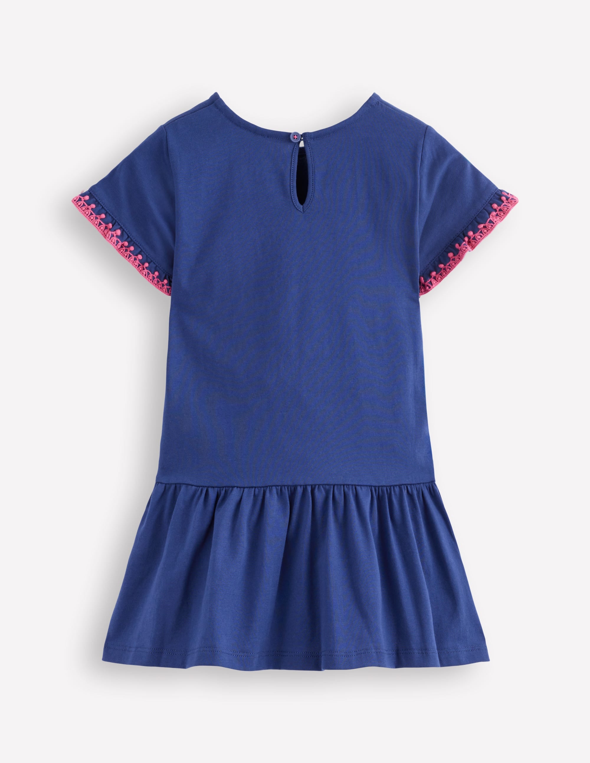 Dropped Sleeve Tunic-Navy - Image 2