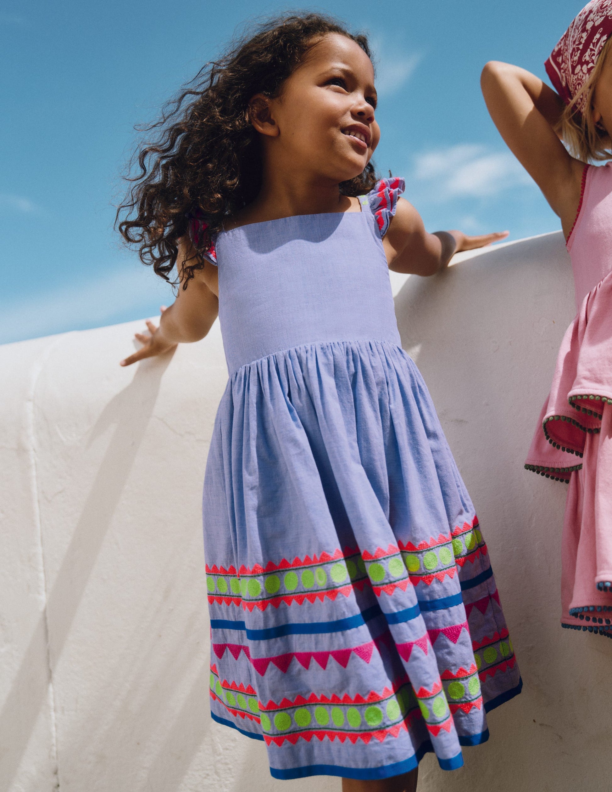 Annalisa Twirly Sundress-Aztec Print-1