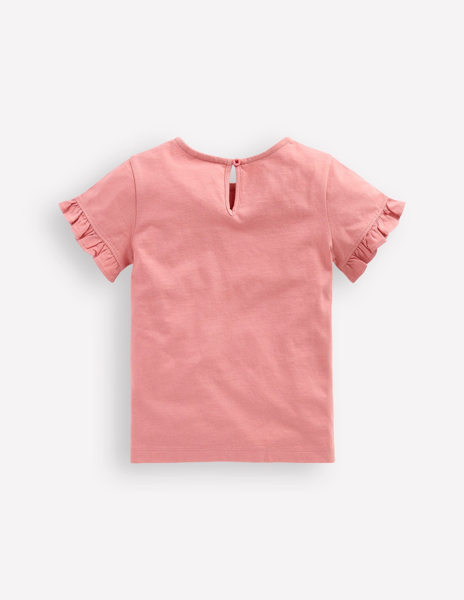 Pretty Frill T-shirt-Almond Pink Equestrian-2