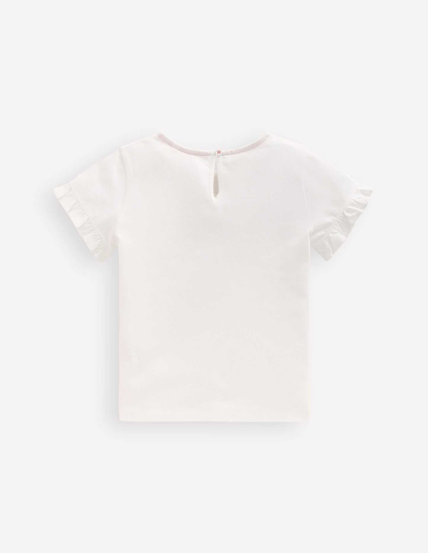 Pretty Frill T-shirt-White Valentines