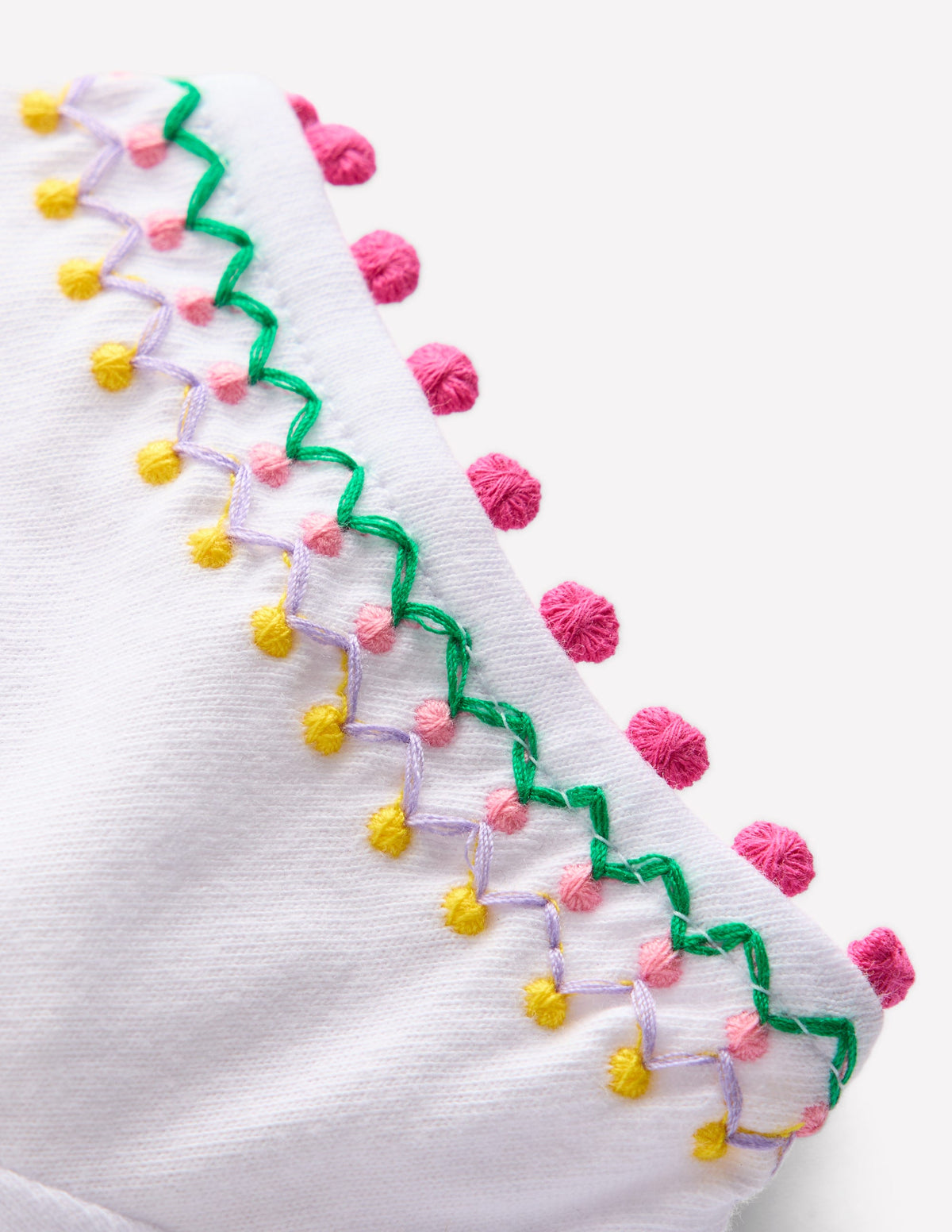 Puff Sleeve T-shirt-White - Image 3