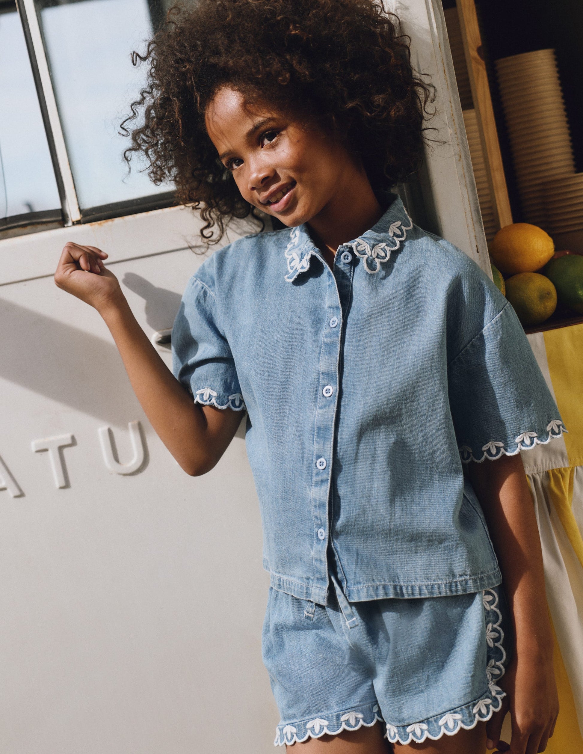 Short Sleeve Relaxed Shirt-Mid Vintage-4