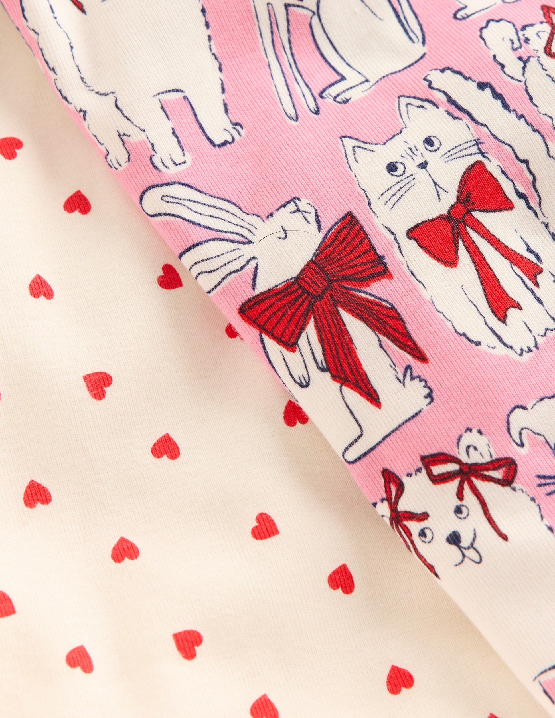 Twin Pack Snug Pyjamas-Bubblegum Pink Favourite Pets-3