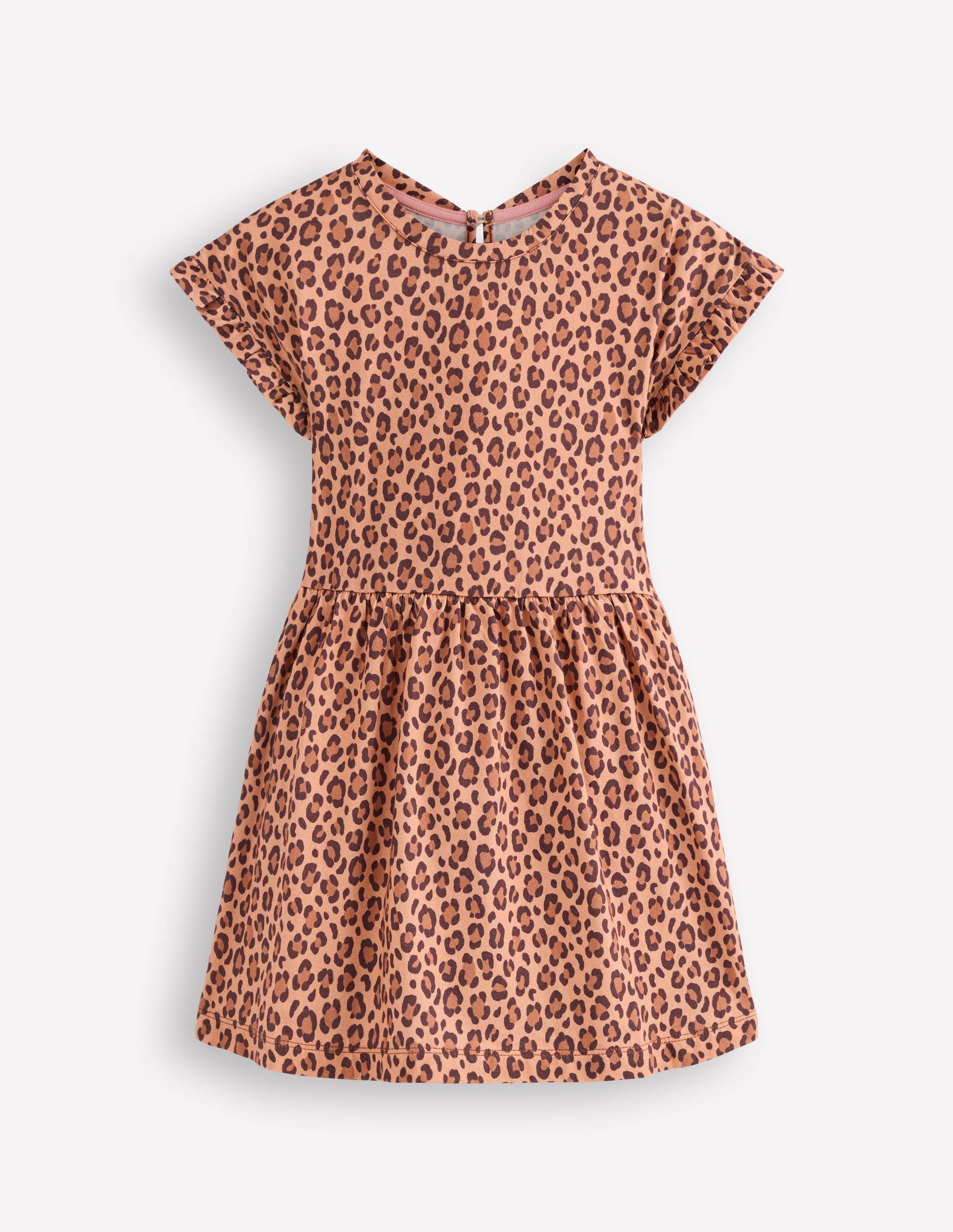 Jersey T-Shirt Dress-Leopard-1
