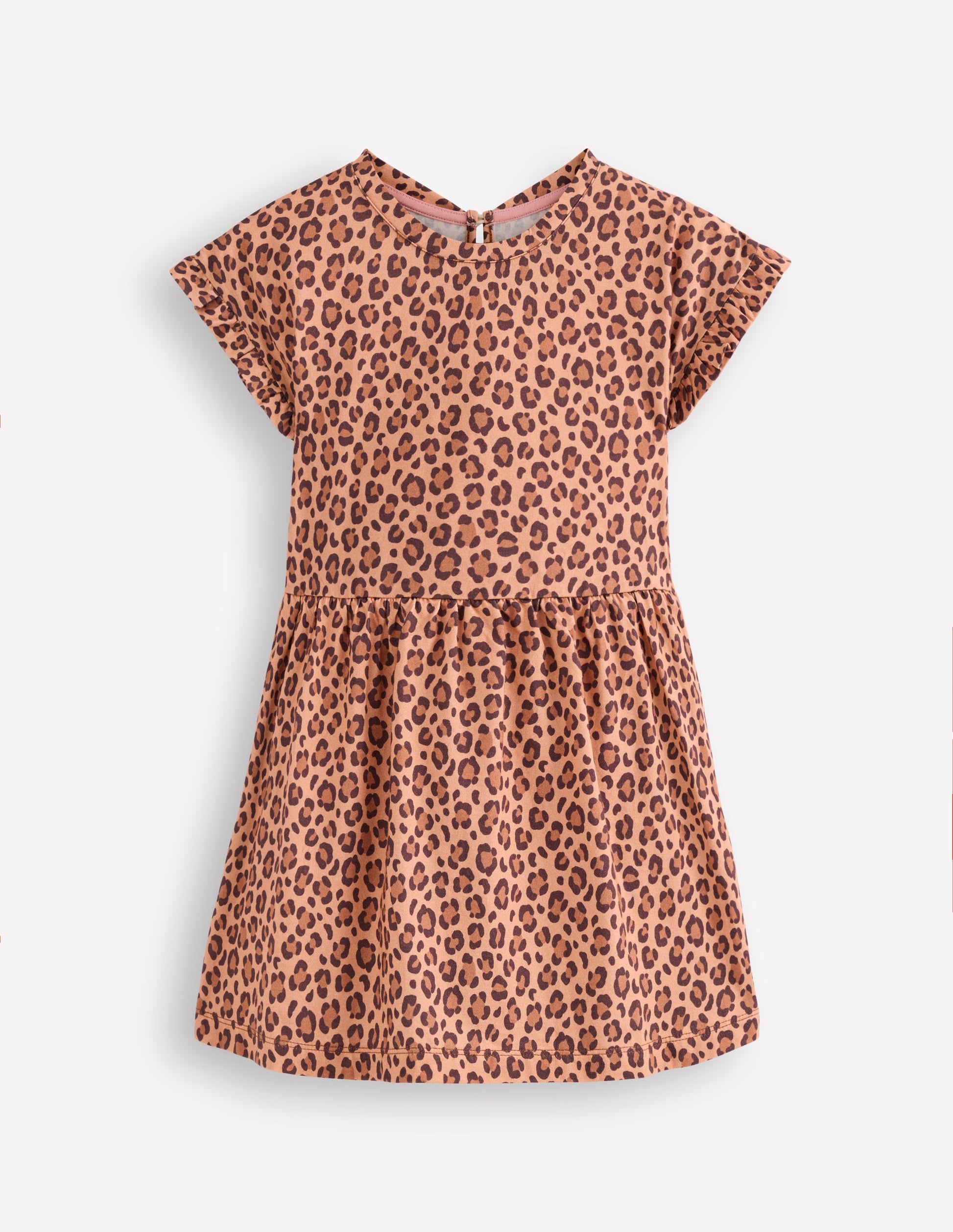 Jersey T-Shirt Dress-Leopard-1