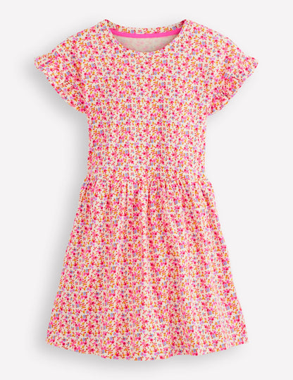 Jersey T-Shirt Dress-Ditsy Floral-1