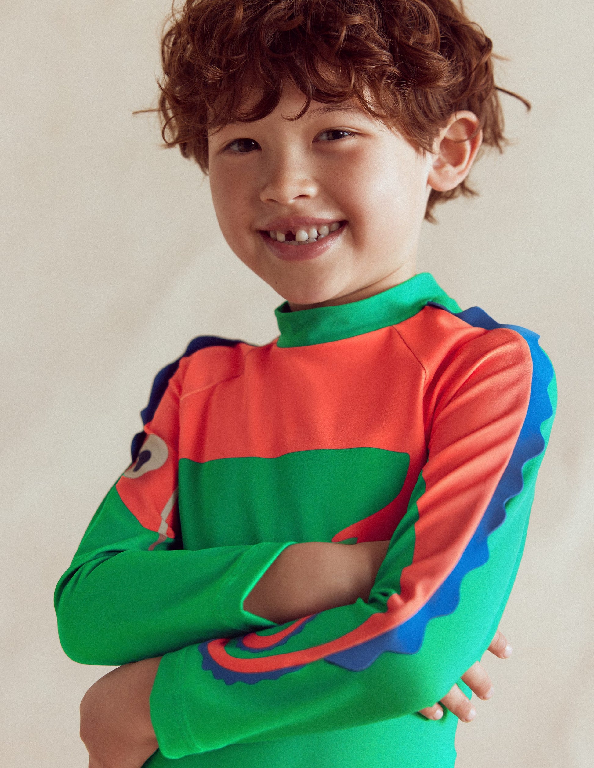 Sun Safe Fun Rash Vest-Shady Green Chameleon-2