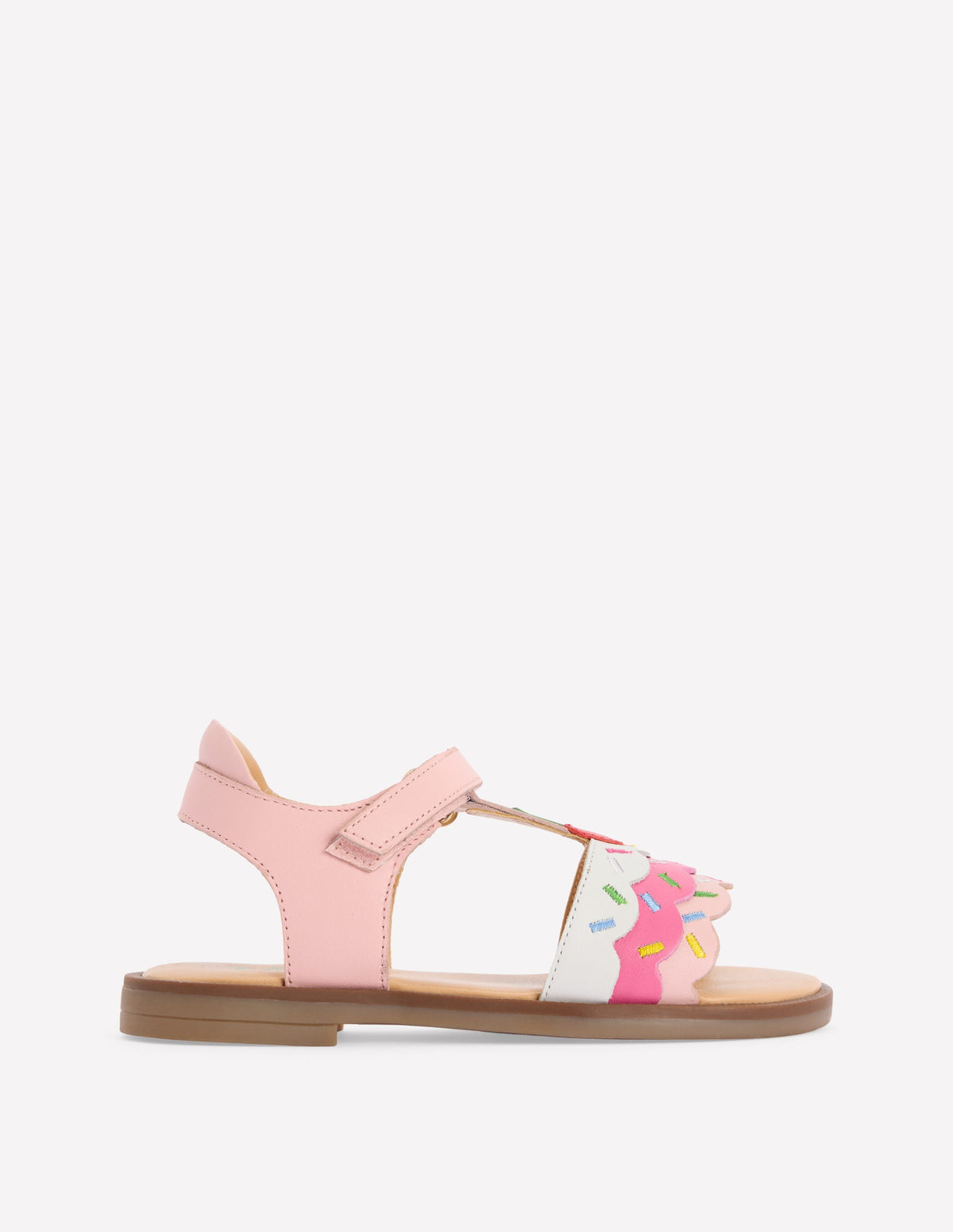 Fun Leather Sandals-Ice Cream - Image 2