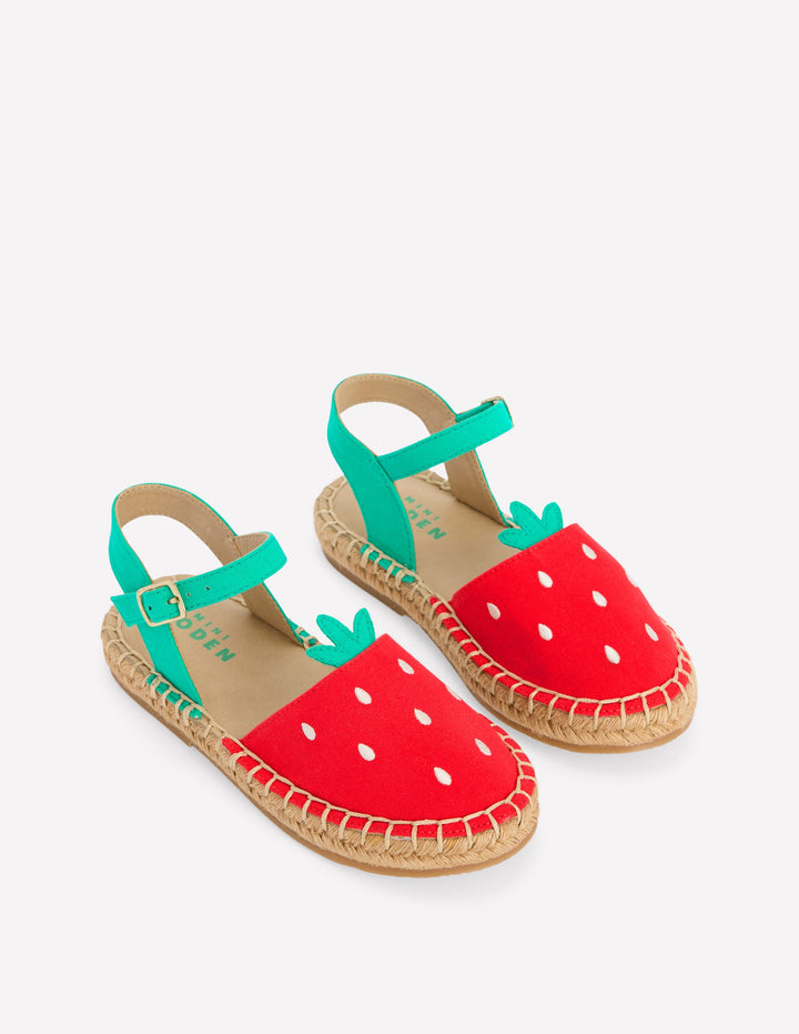 Novelty Espadrilles-Strawberry