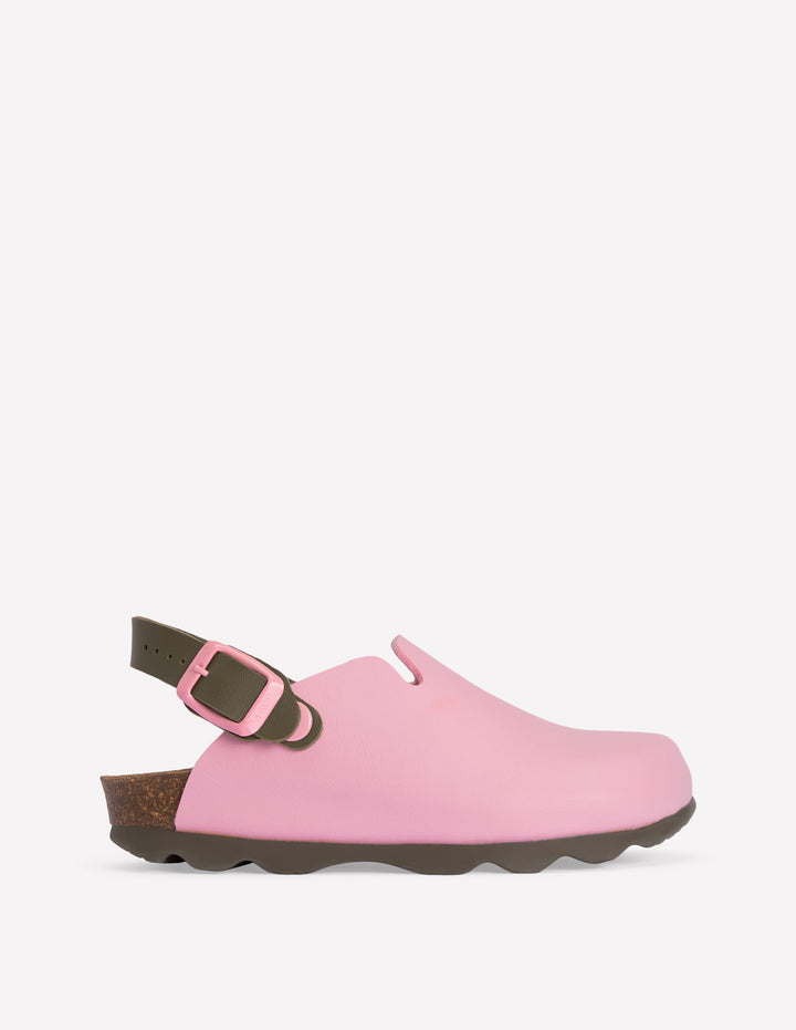 Colourblock Clogs-SEA PINK/ COMFREY